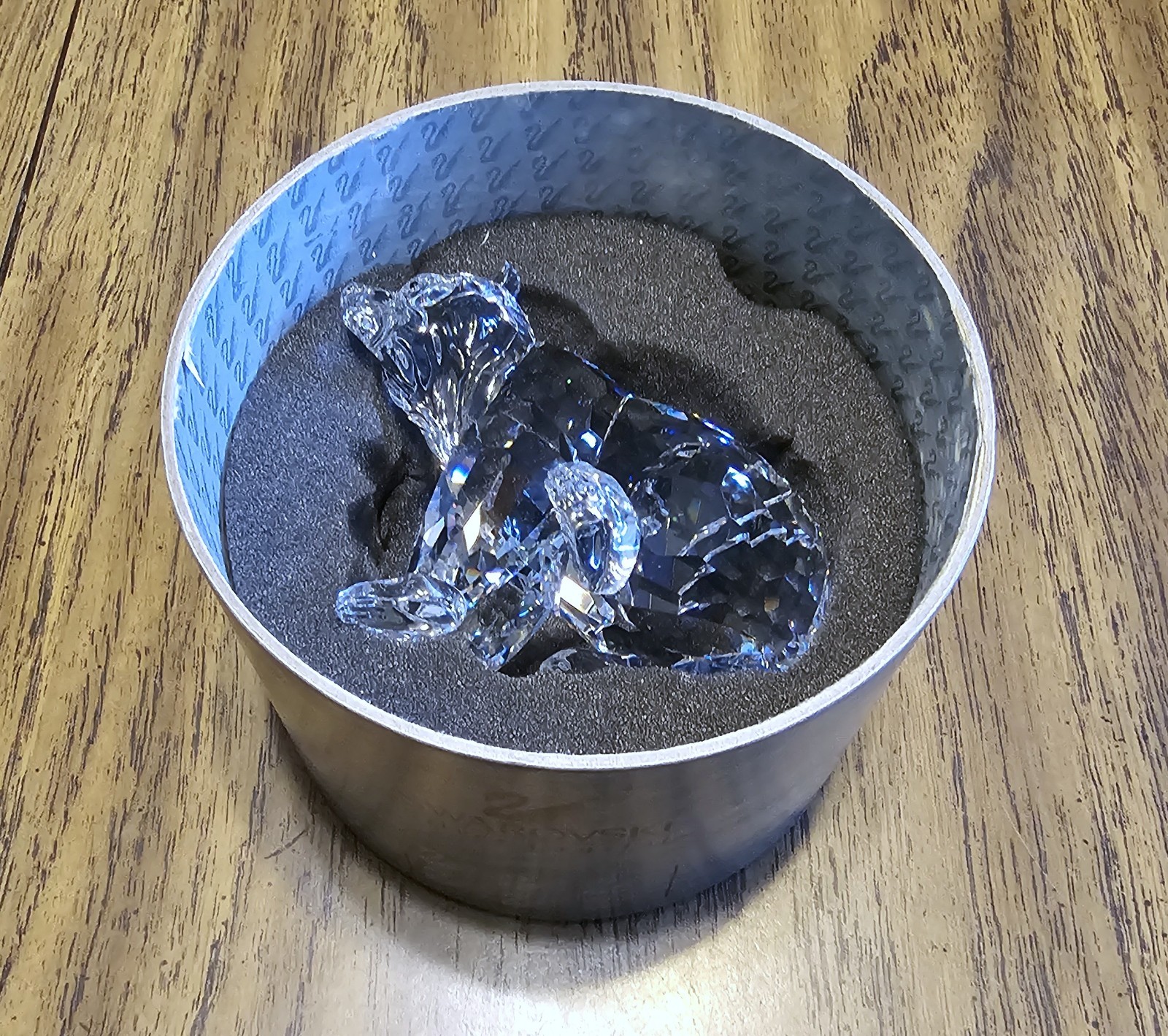 🐻 Swarovski Crystal “Rare Encounters”, LARGE, Adult Grizzly Bear Figurine, Box