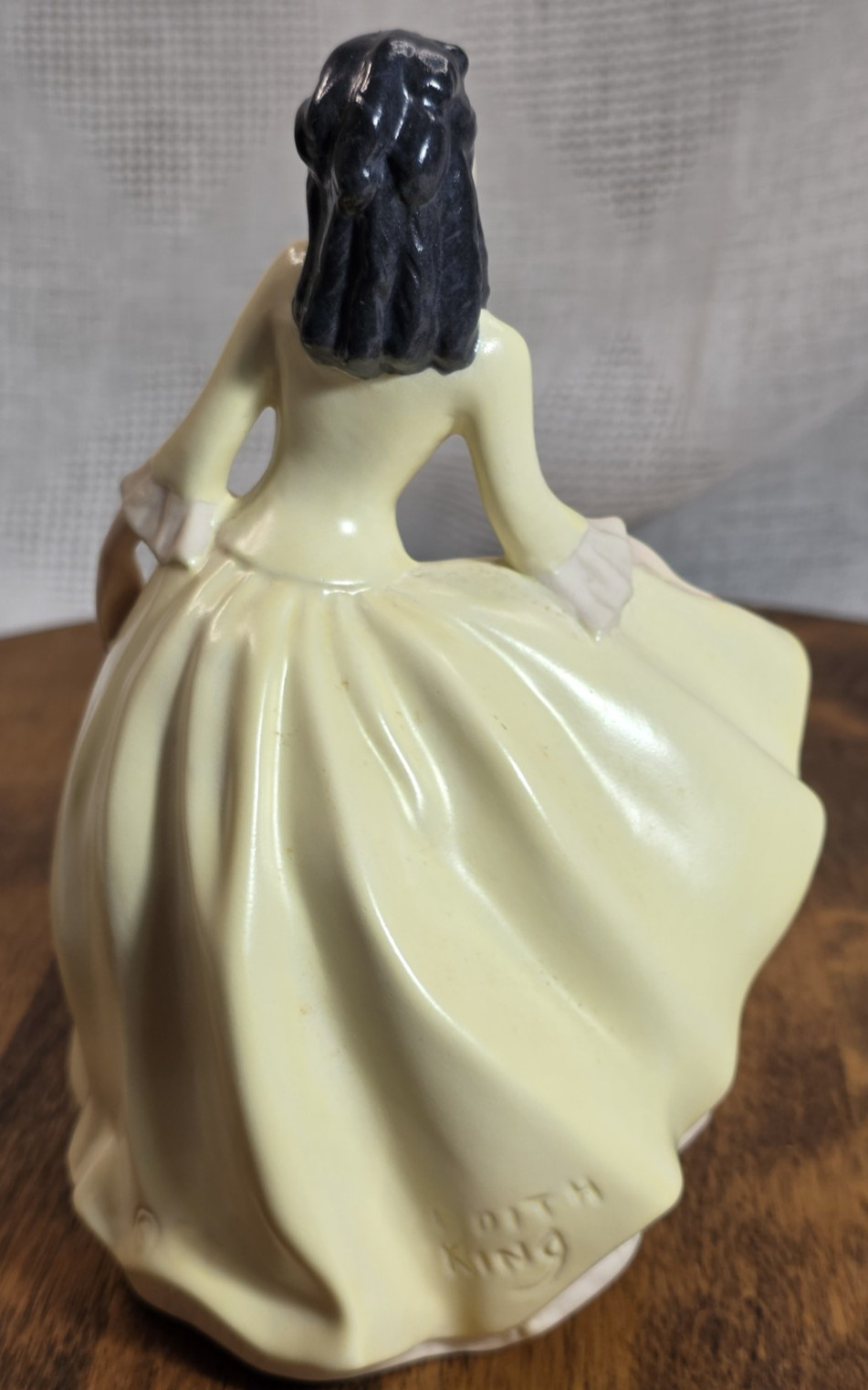 VTG MCM Edith King Original Ceramic Lady Figurine Kathy 1951 Coquette Cottagecor