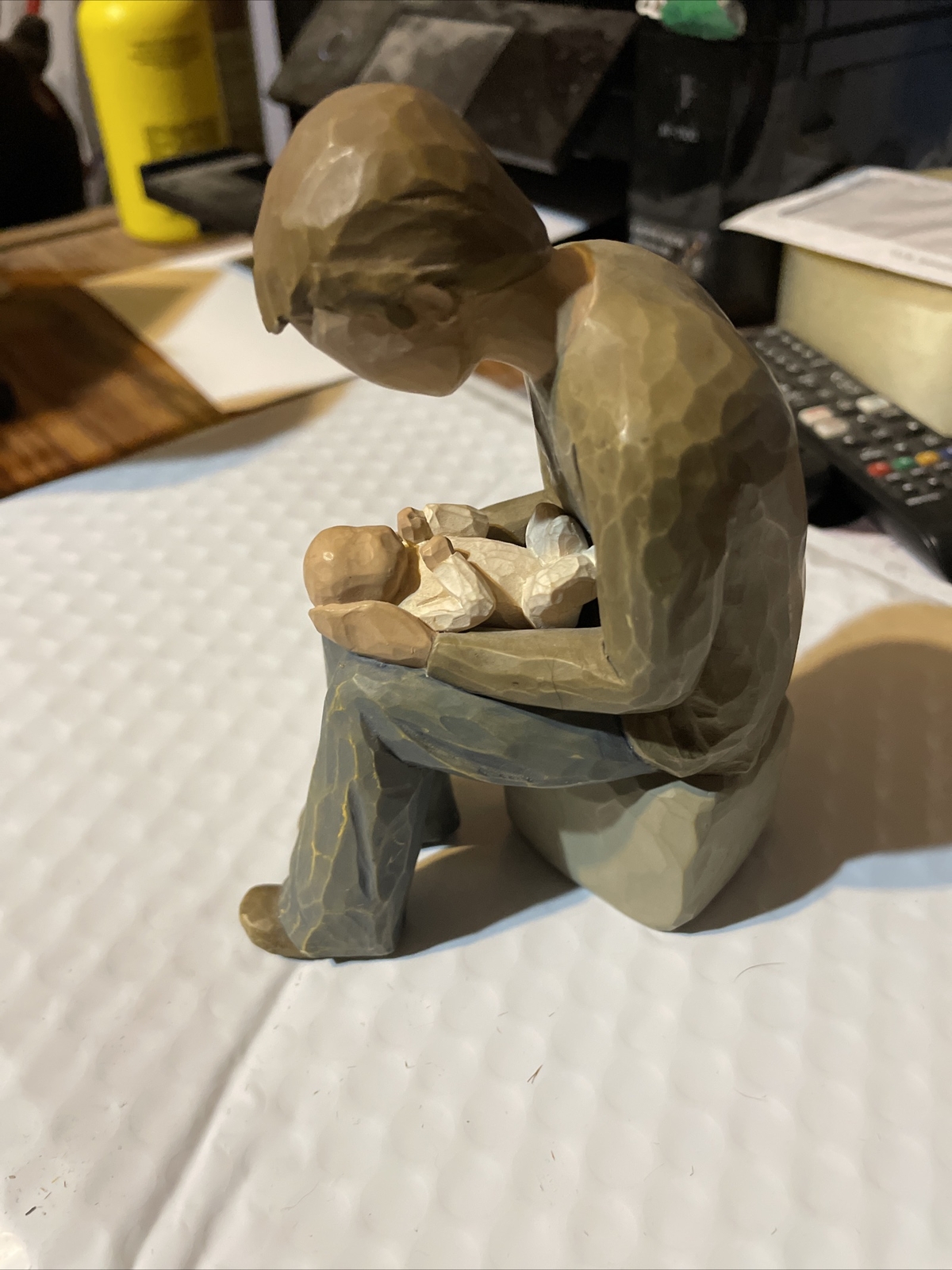 Willow Tree New Dad Hand-Painted 5.5″ Figure Father and Child/Baby Father’s Day