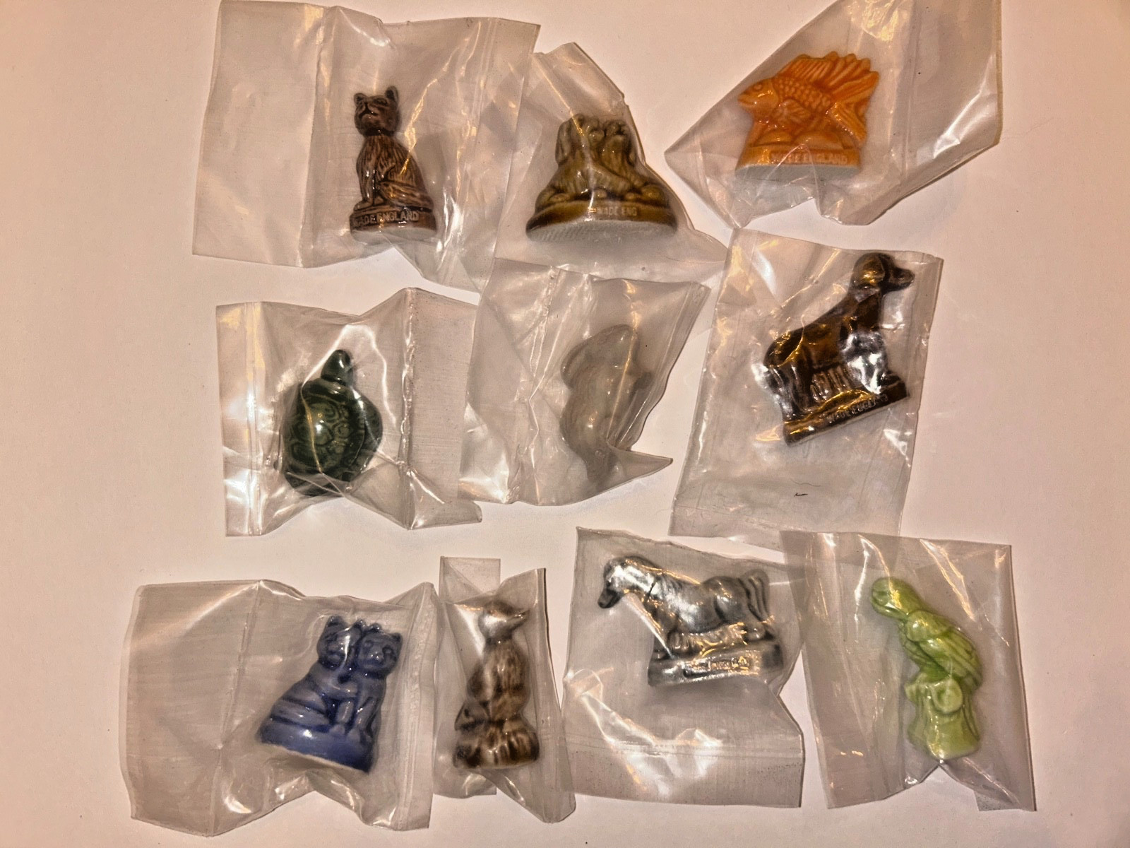 Wade Pet Shop Series, complete set of 10 figurines, Red Rose Tea 2006-2008