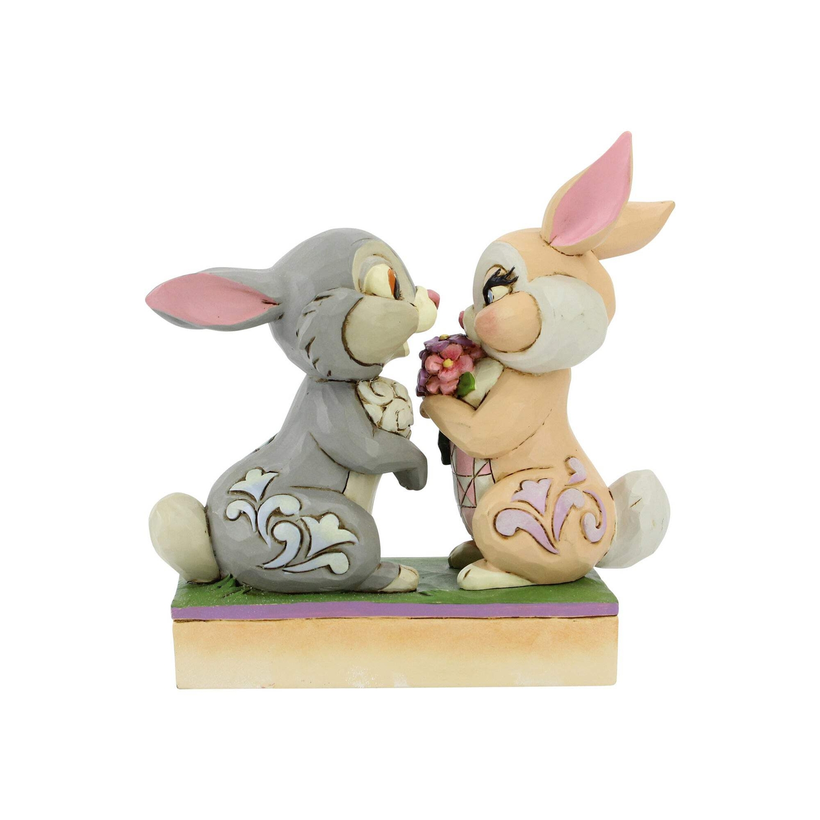 Jim Shore 6005963 Bunny Bouquet – Thumper and Blossom 2020 NEW Disney Bambi