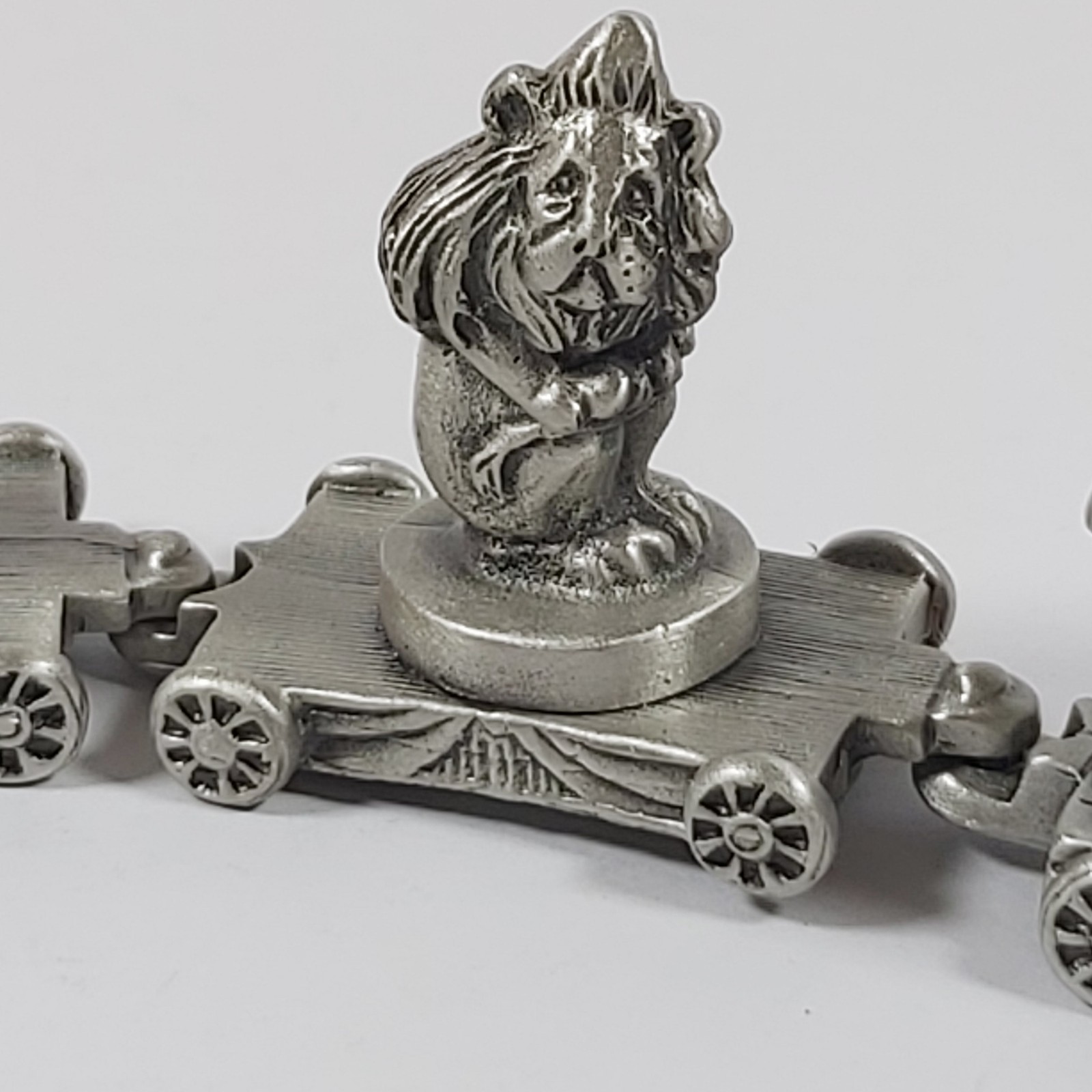 Wizard Of Oz Miniature 6 Piece Pewter Train Set L. Frank Baum Family Trust