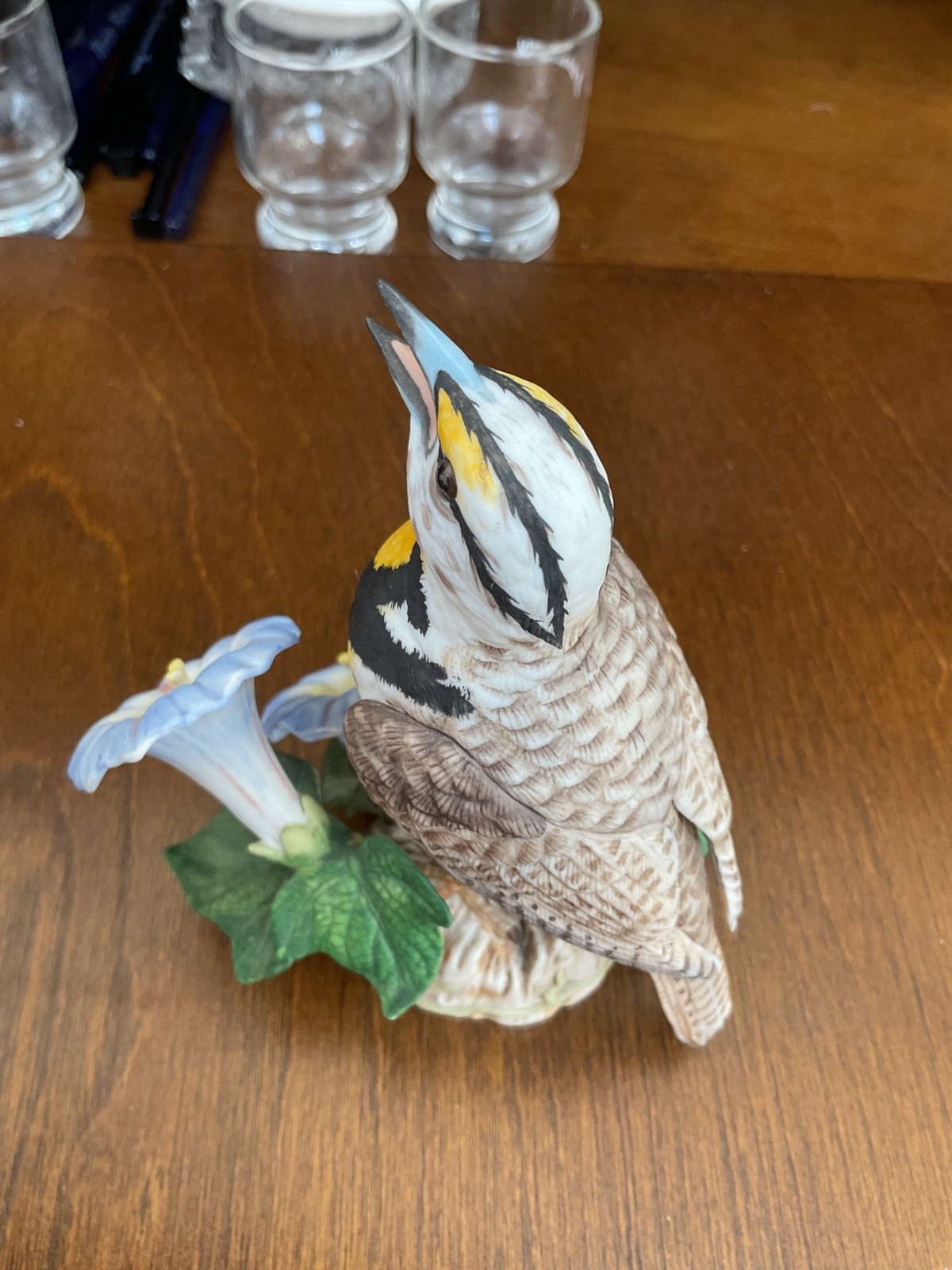 Lenox Western Meadowlark Porcelain Garden Birds Collection Figurine