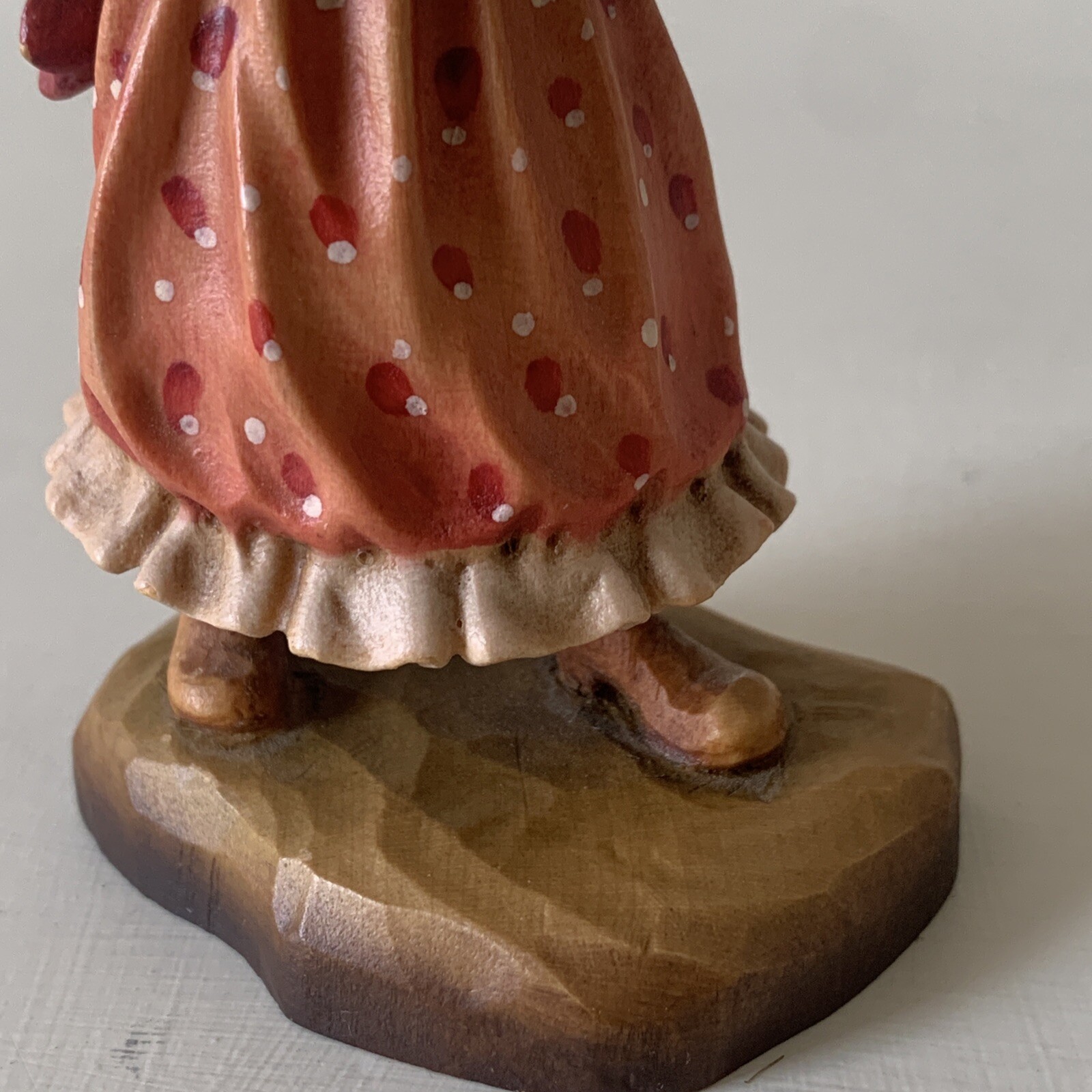 ANRI VALENTINE Flavio Signed Sarah Kay 5th Anniversary 4.5″ Vintage Wood Figure