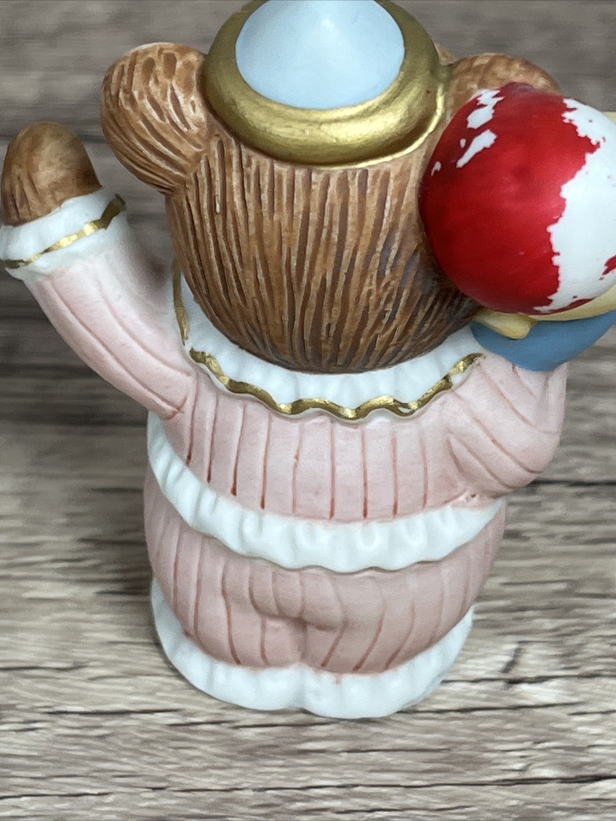 Vintage Homco Circus Teddy Bear Porcelain Figurines #1449 Set of 4 SEE PHOTOS