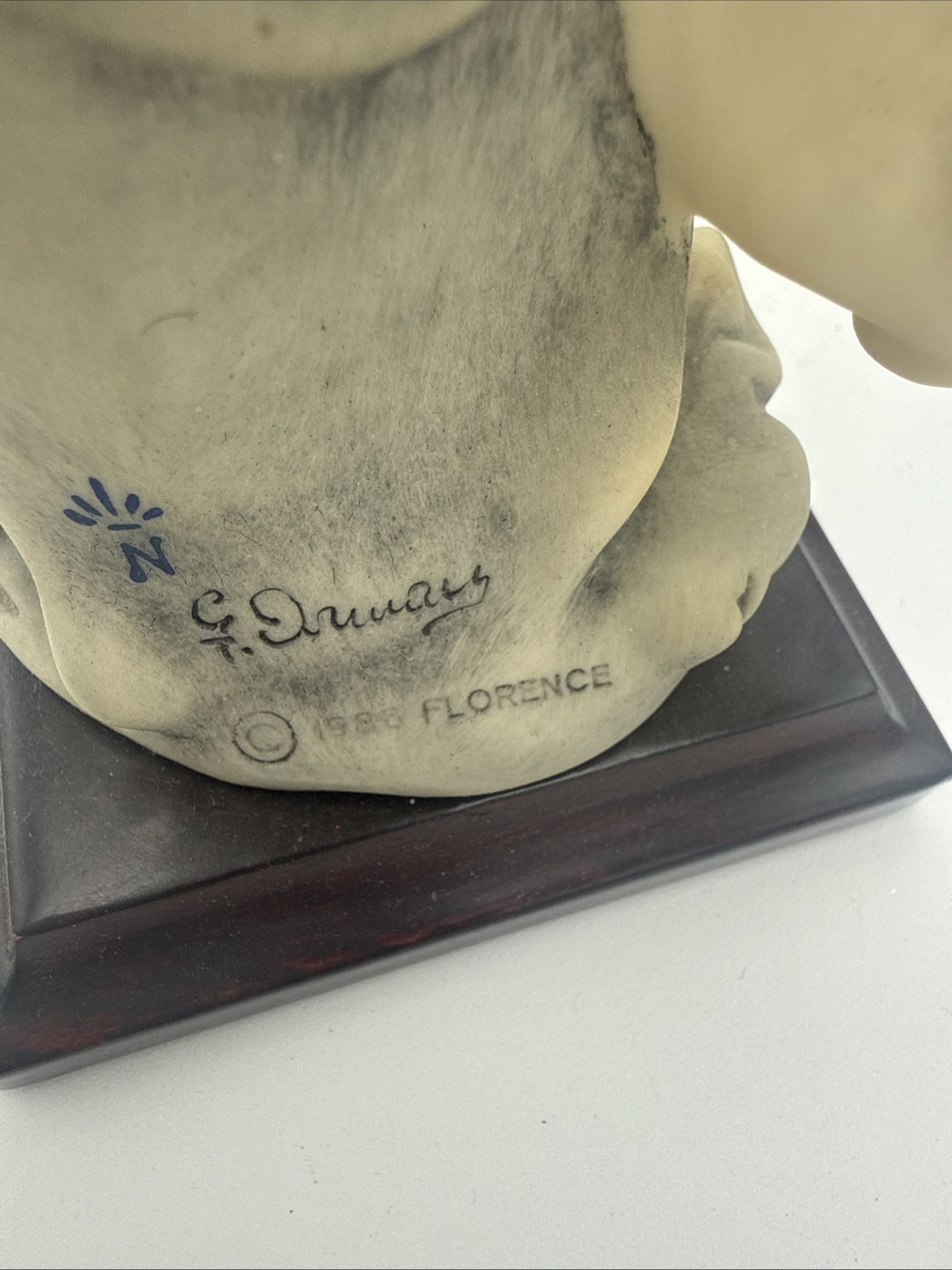 VTG 1986 Giuseppe Armani Four Seasons Winter Sculpture Figurine 8.25” Florence