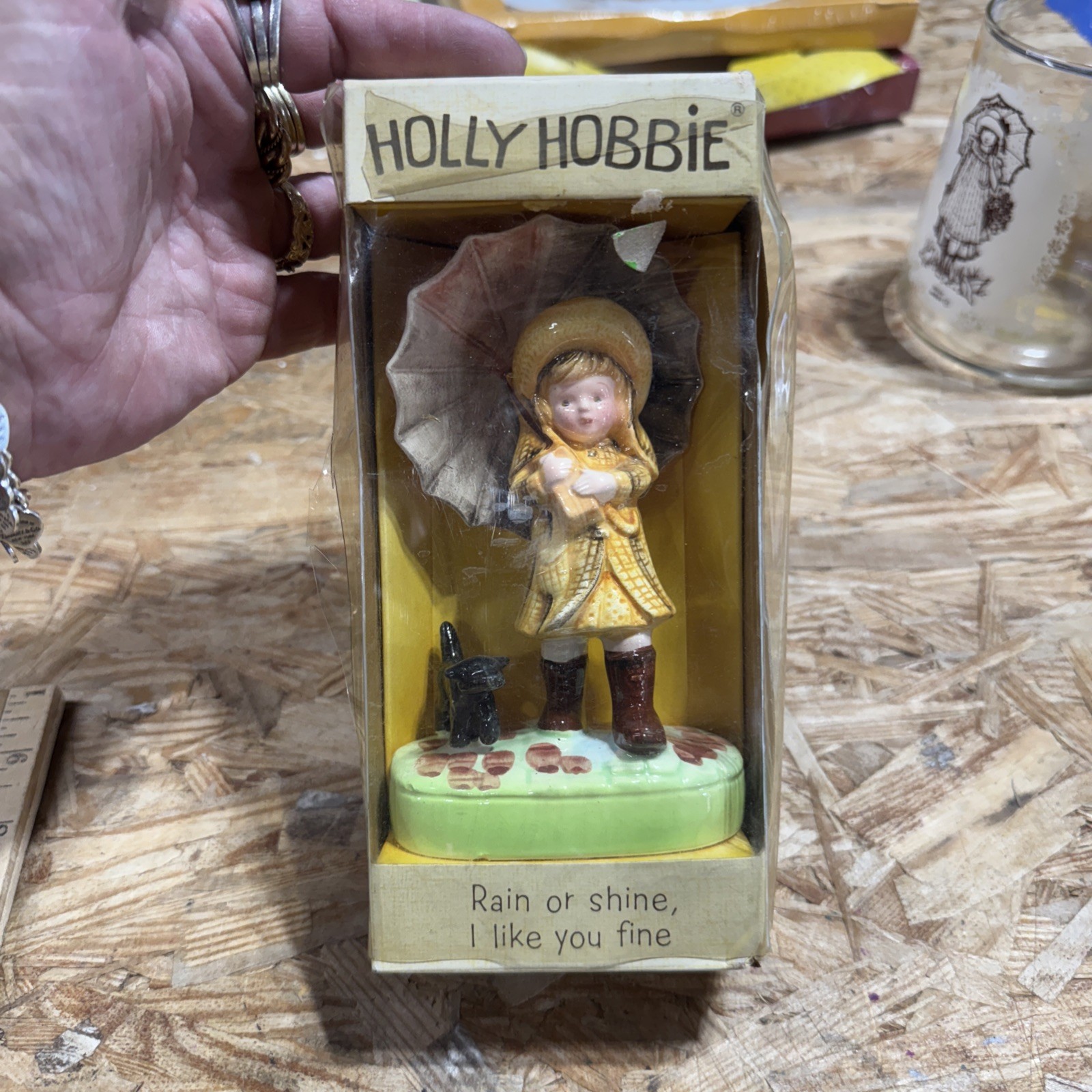 Vintage American Greetings Corp Holly Hobbie Rain Or Shine I Like You Box