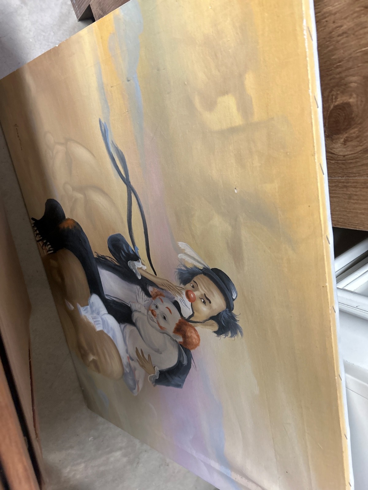 obstein clown painting and dolls