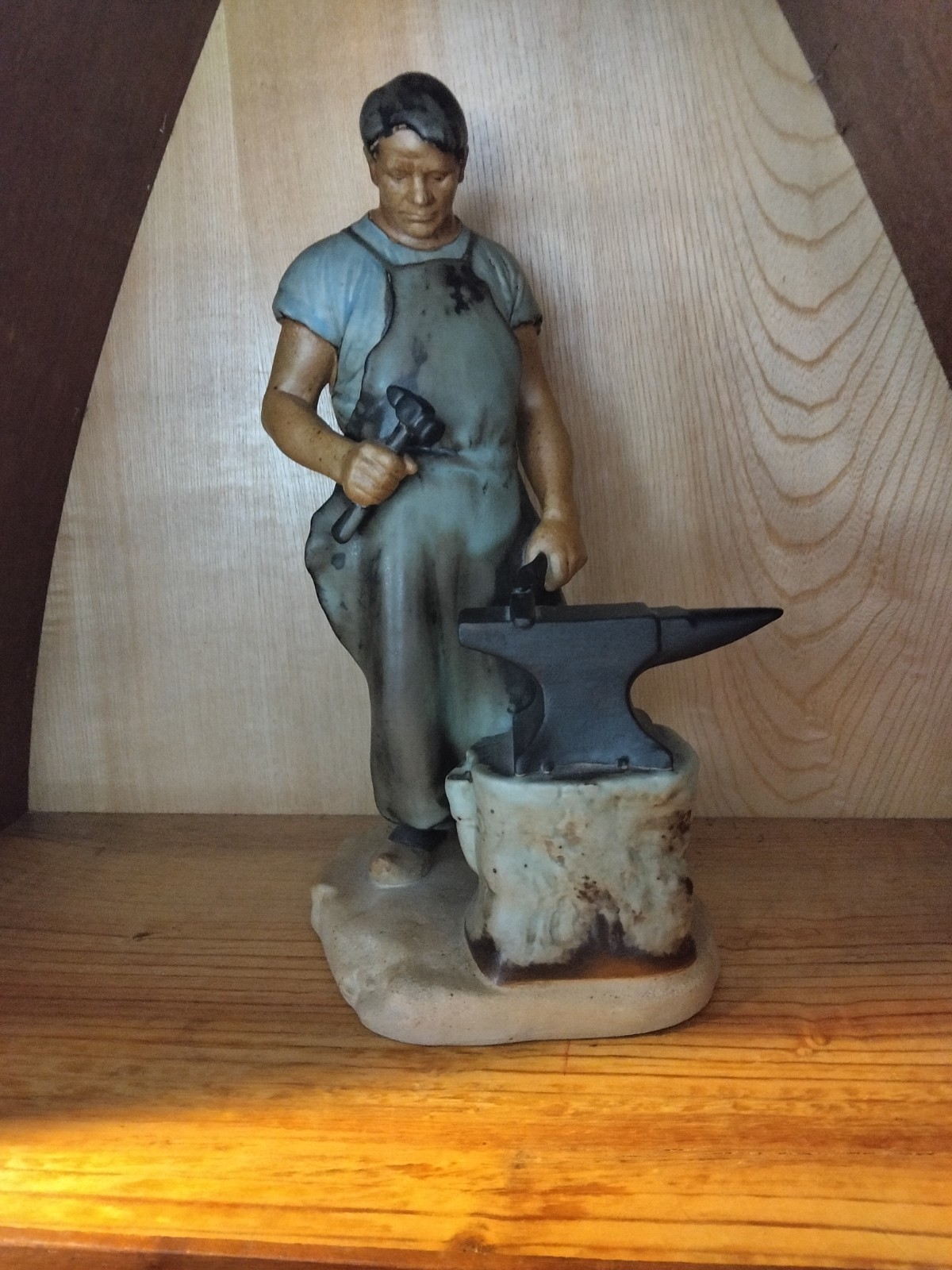 Bing And Grondahl Large Stoneware Blacksmith Figurine