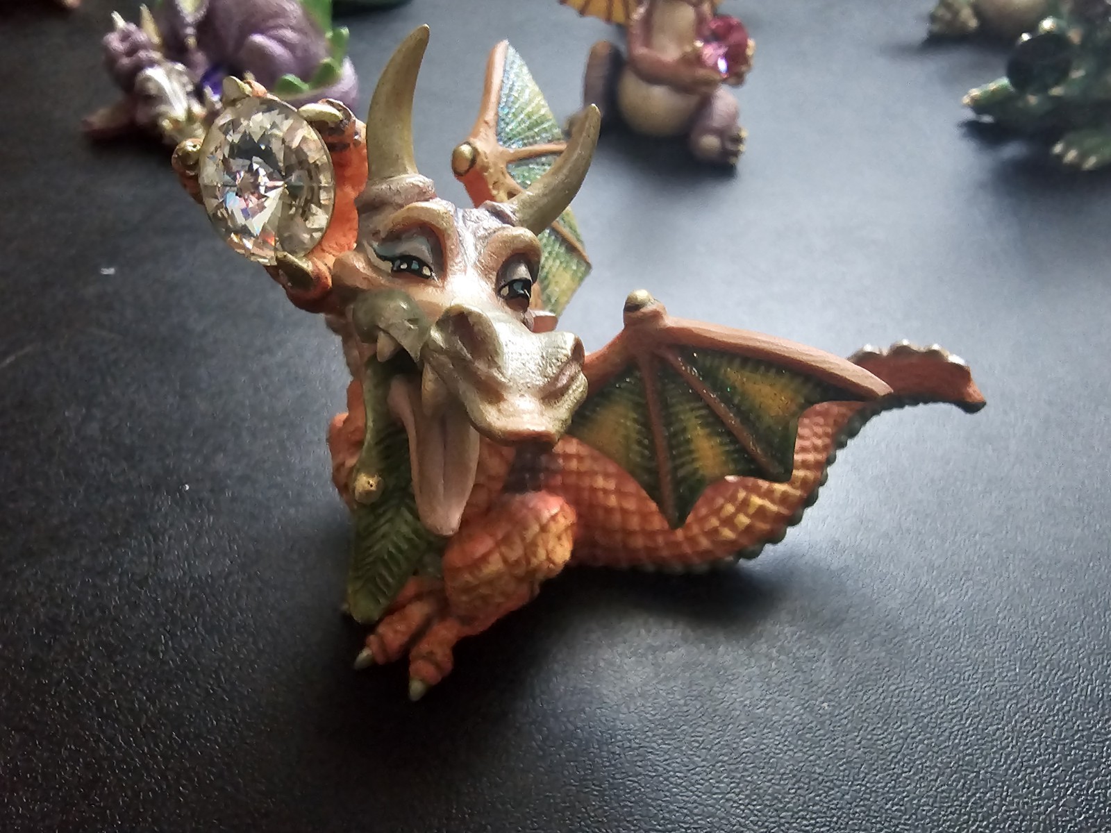 Lot Of 13 Limited Edition Franklin Mint Mood Dragons. Please Read Description!