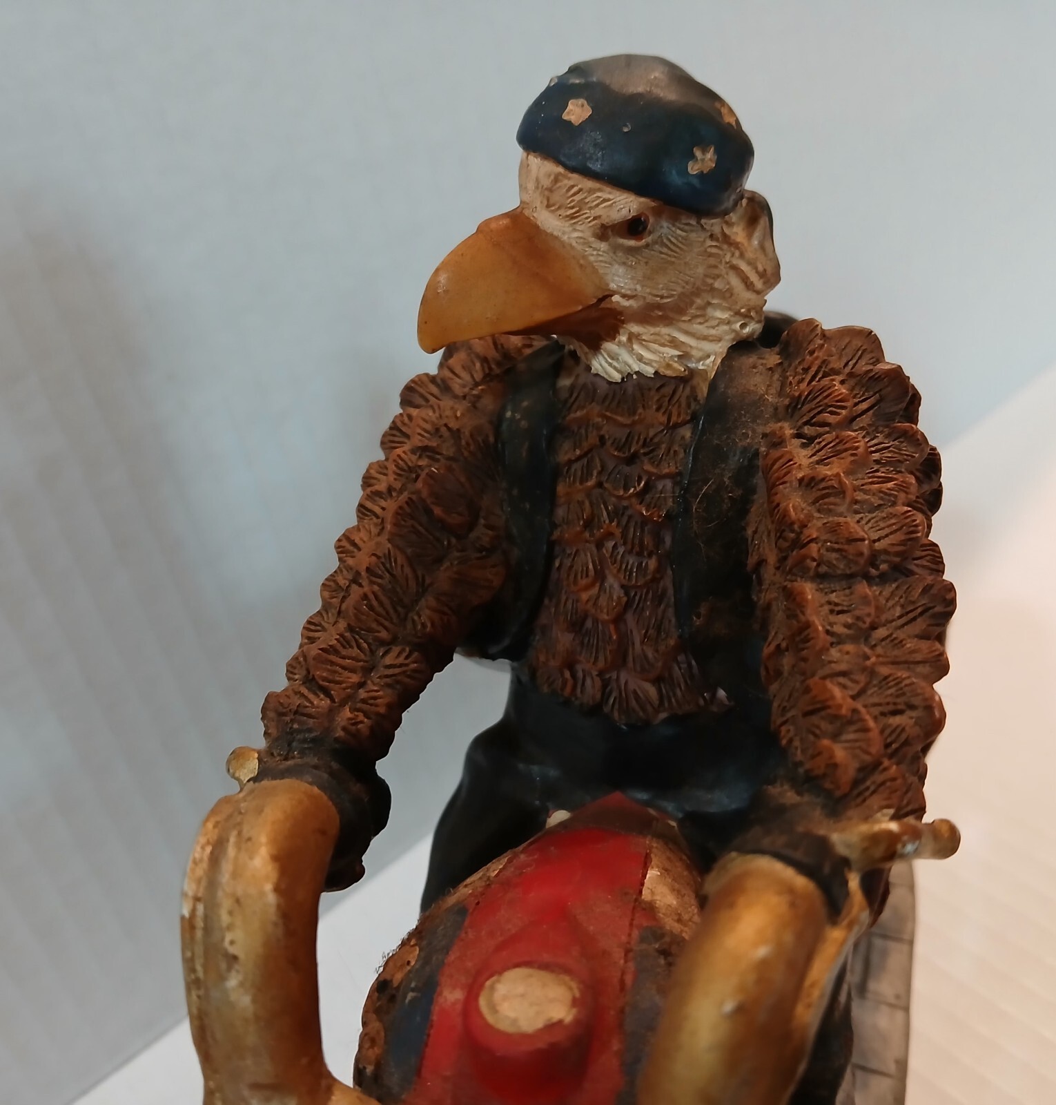 Easy Rider Figurine Bald Eagle 8 1/2 in long.