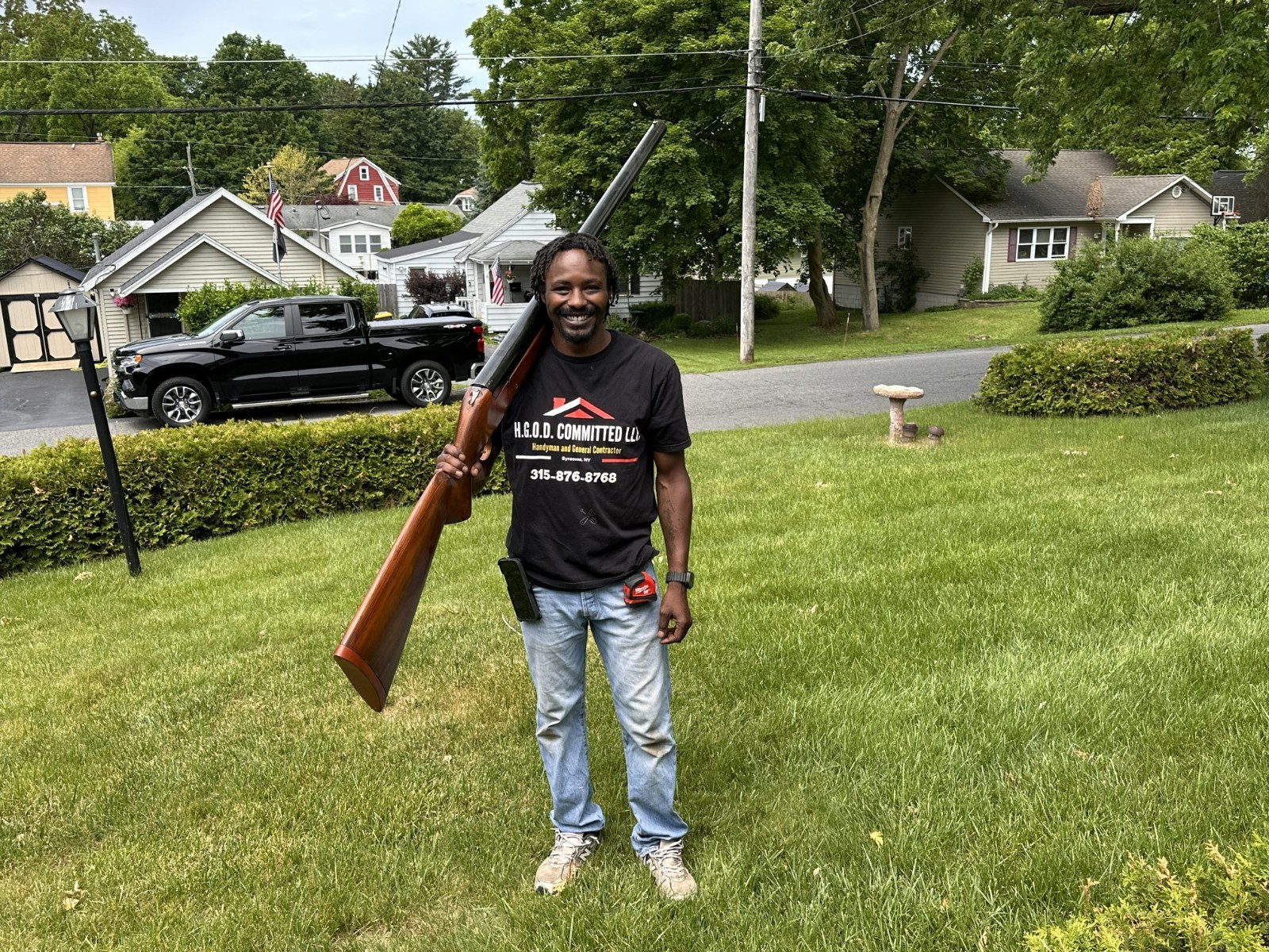 ALL WOOD SHOTGUN REPLICA FOR A HUNTERS “MAN CAVE” HAND MADE