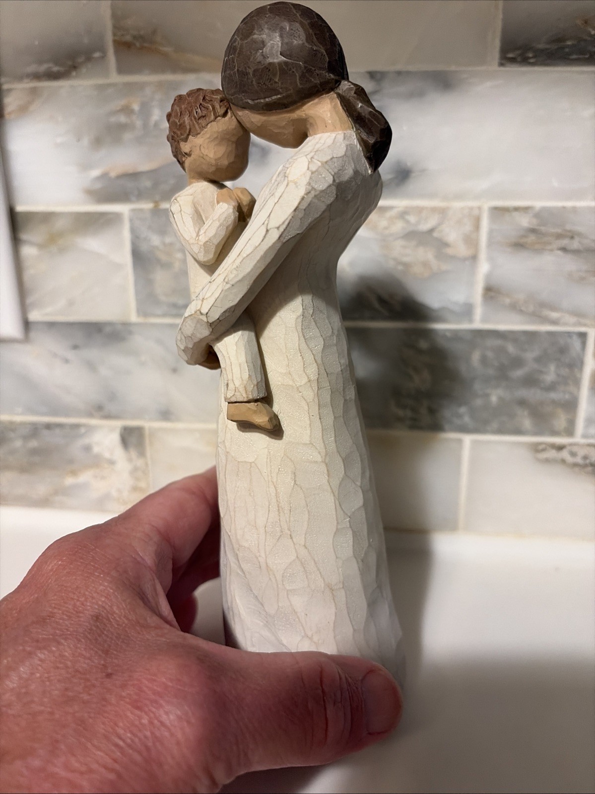 Willow Tree Demdaco Tenderness Figurine 8.5″ Susan Lordi 2001 Mother Child