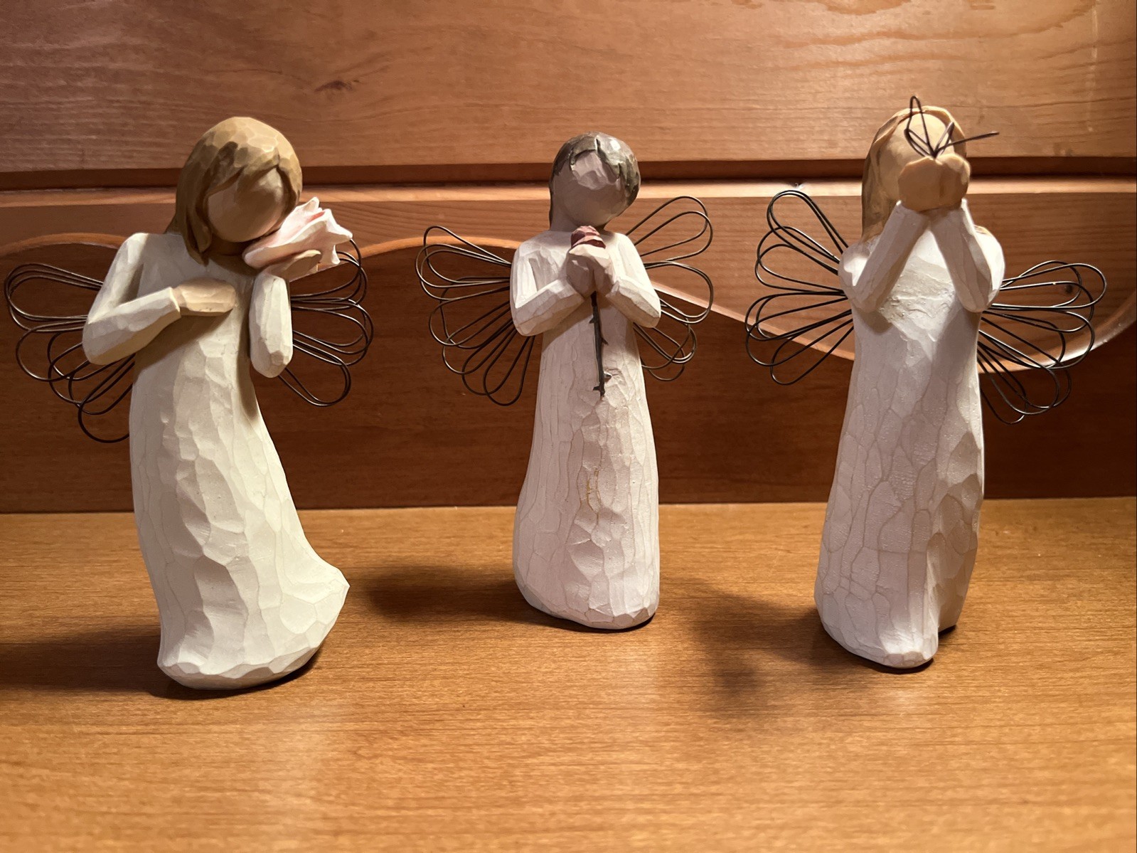 Willow Tree Set of 3: Thinking Of You, Loving Angel, Angel Of Freedom