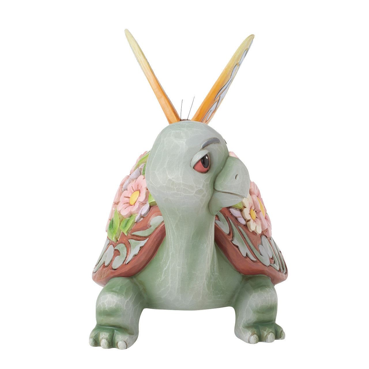 Jim Shore Heartwood Creek Turtle With Flowers on Shell Figurine 6016388