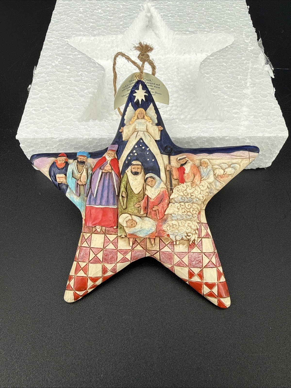 Jim Shore Heartwood Creek “Nativity Star” Christmas Ornament 4010627 2008 jesus
