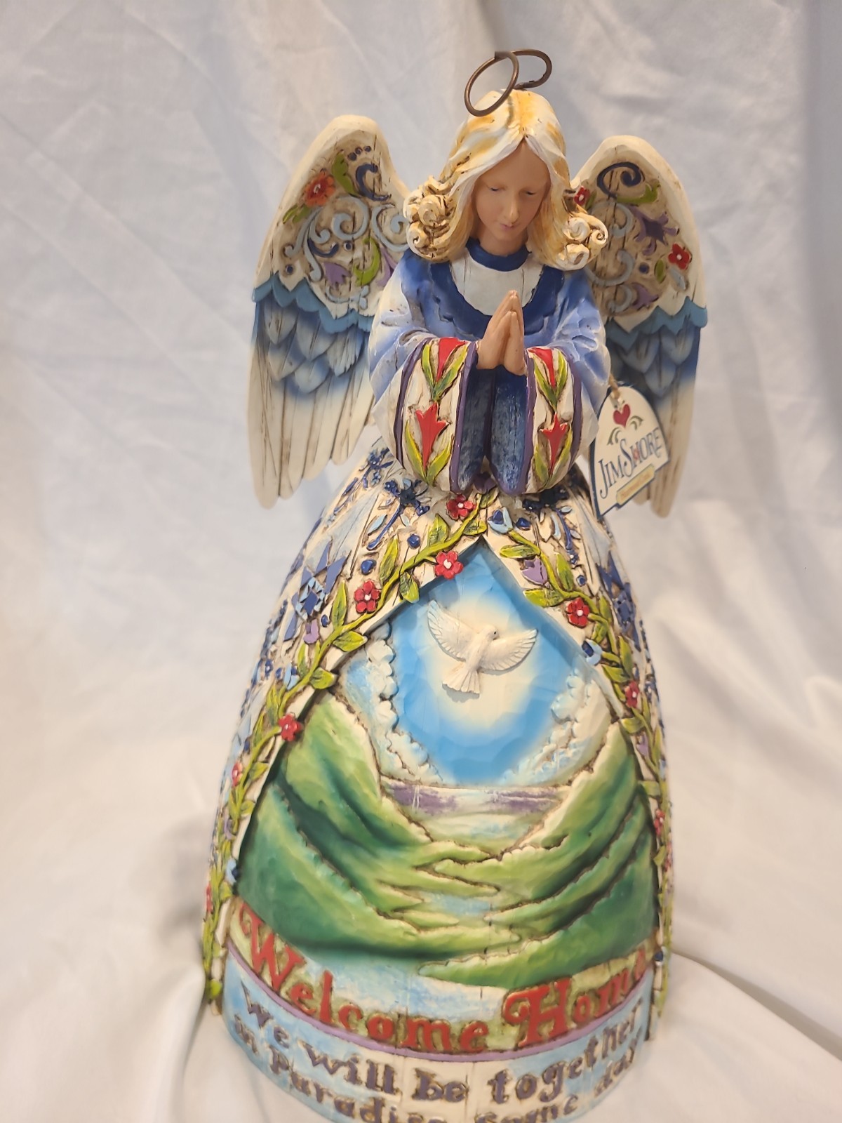 Jim Shore Enesco PEACEFUL JOURNEY Bereavement ANGEL Figurine
