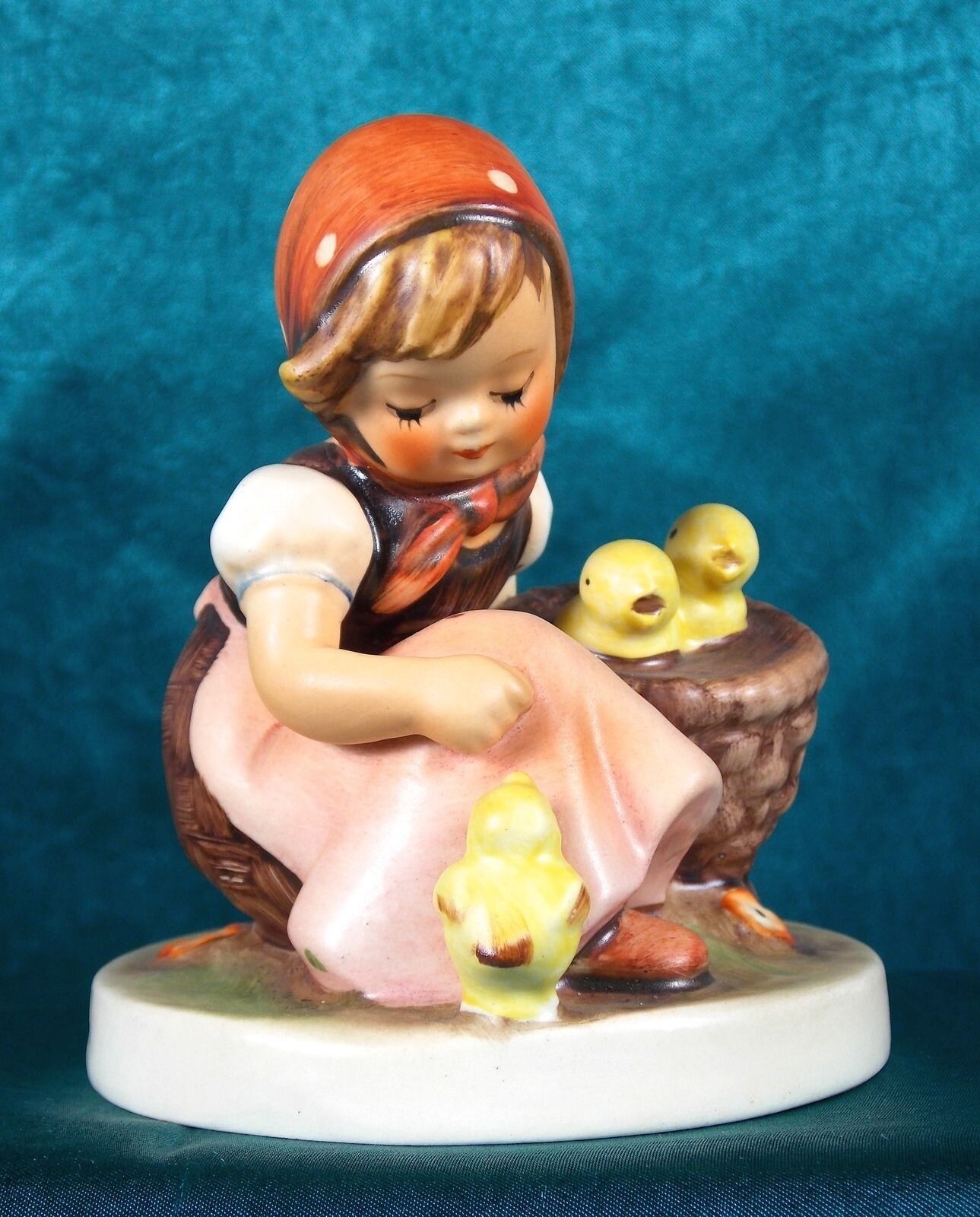 Vintage Hummel “Chick Girl” Figurine #57 TMK3 3.50″TALL – Excellent Cond.