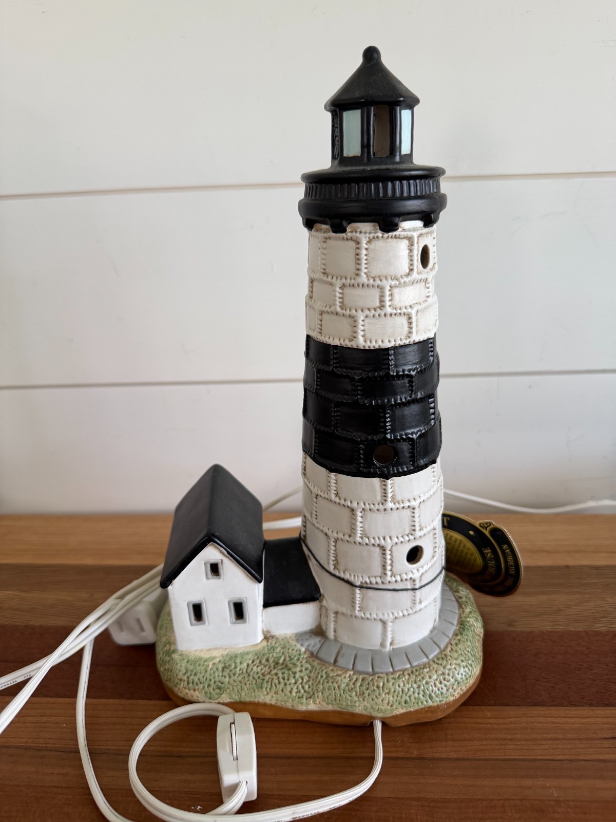 1992 Geo. Z. Lefton Big Sable Point 1867 Lighthouse Lamp
