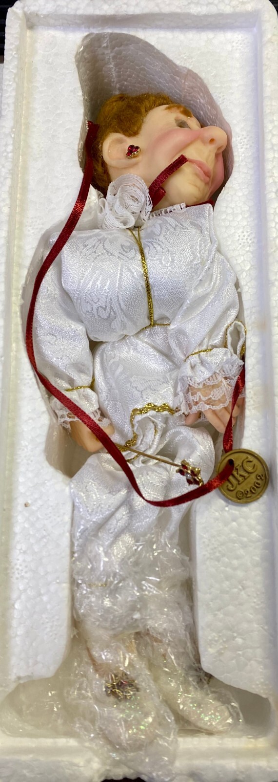 GIFTCRAFT BY JACQUELINE KENT FAIRY GODMOTHER JANUARY’S GARNET “CONSTANCY” NICE
