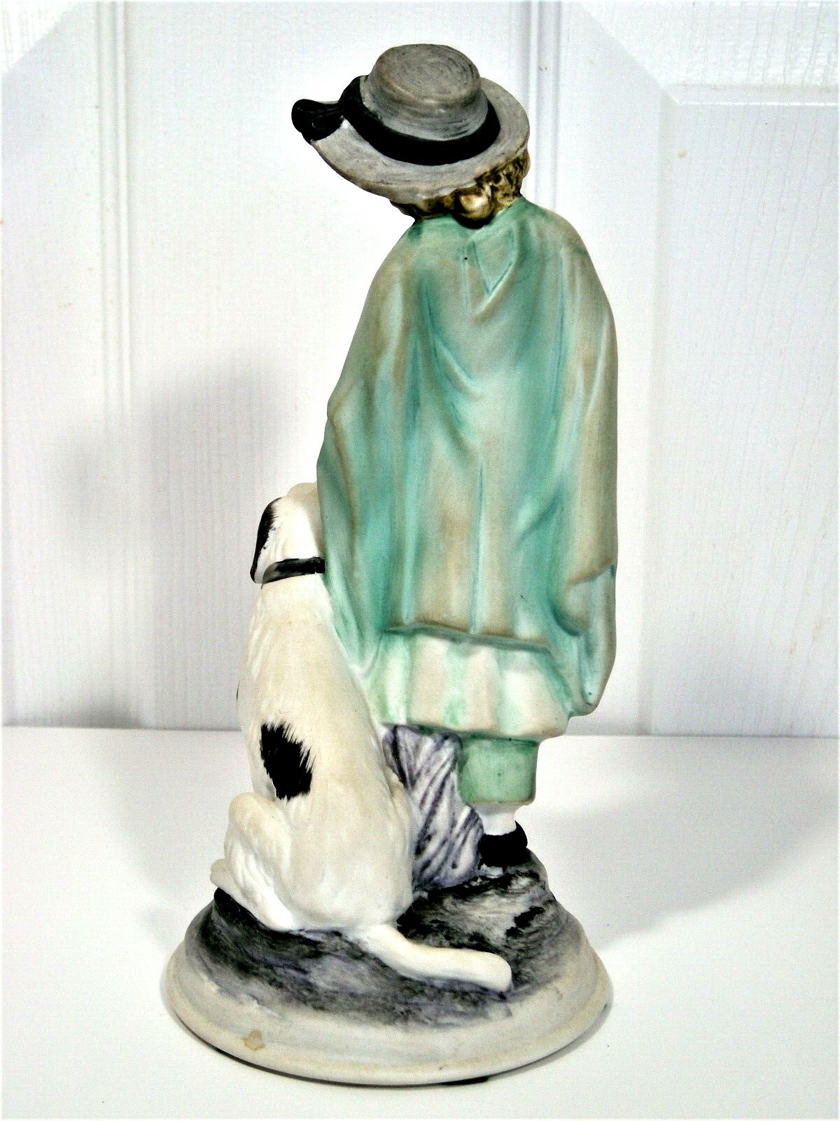 Vintage Ethan Allen Boy with Dog Girl with Dog figurines 3213A GIFT