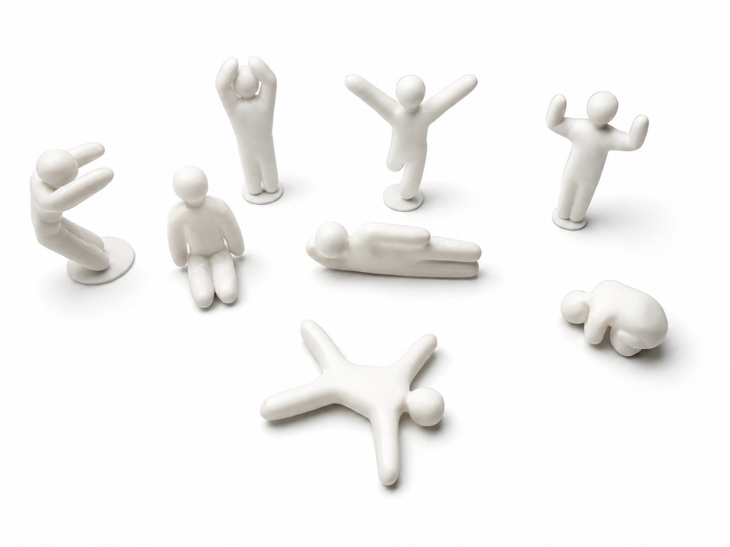 Meccha Chameleon Figurines (7 Figures) 3D Printed Miniature