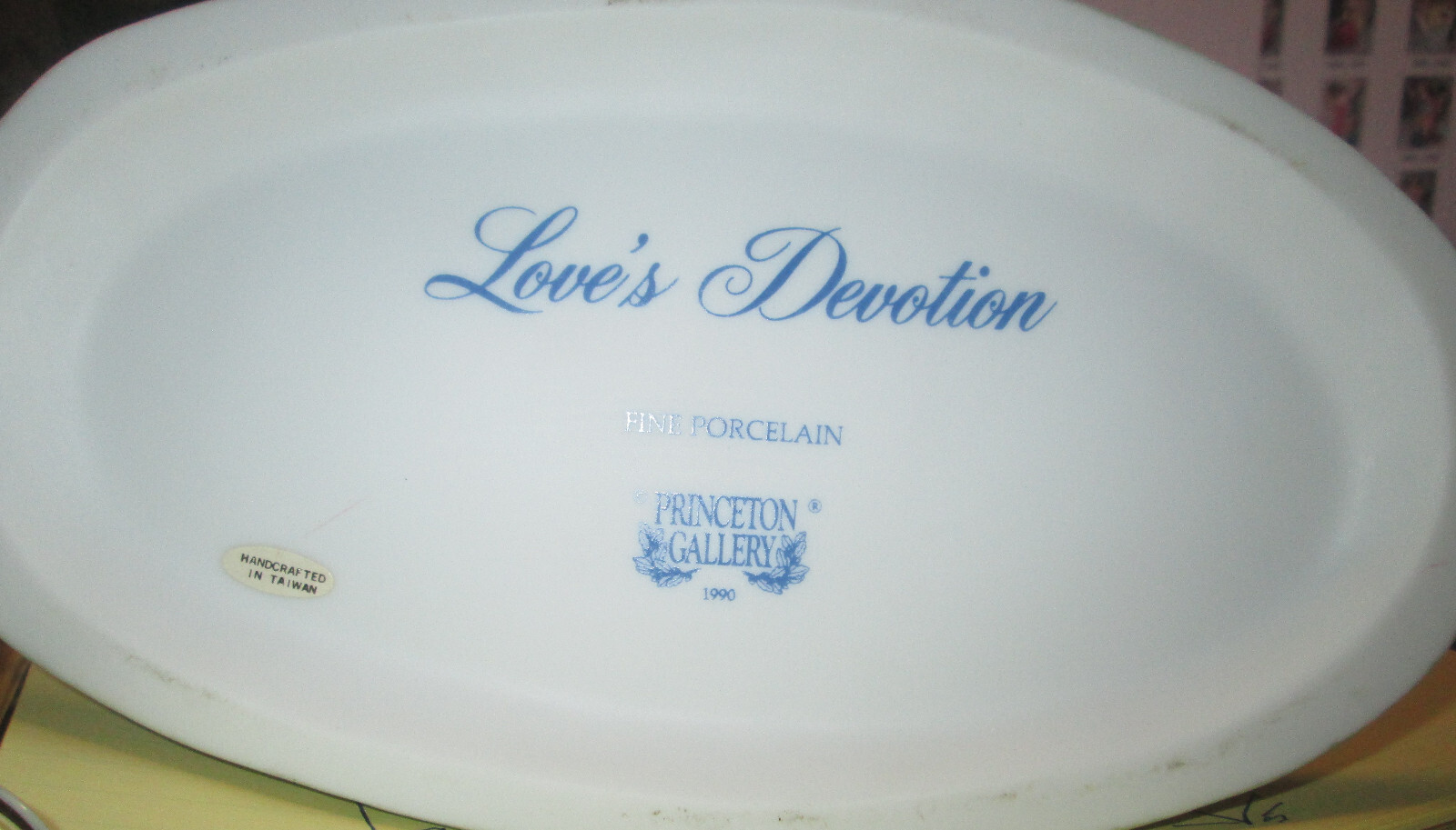 Love’s Devotion Mother/Child Porcelain Unicorn Figurine 1990 Princeton Gallery