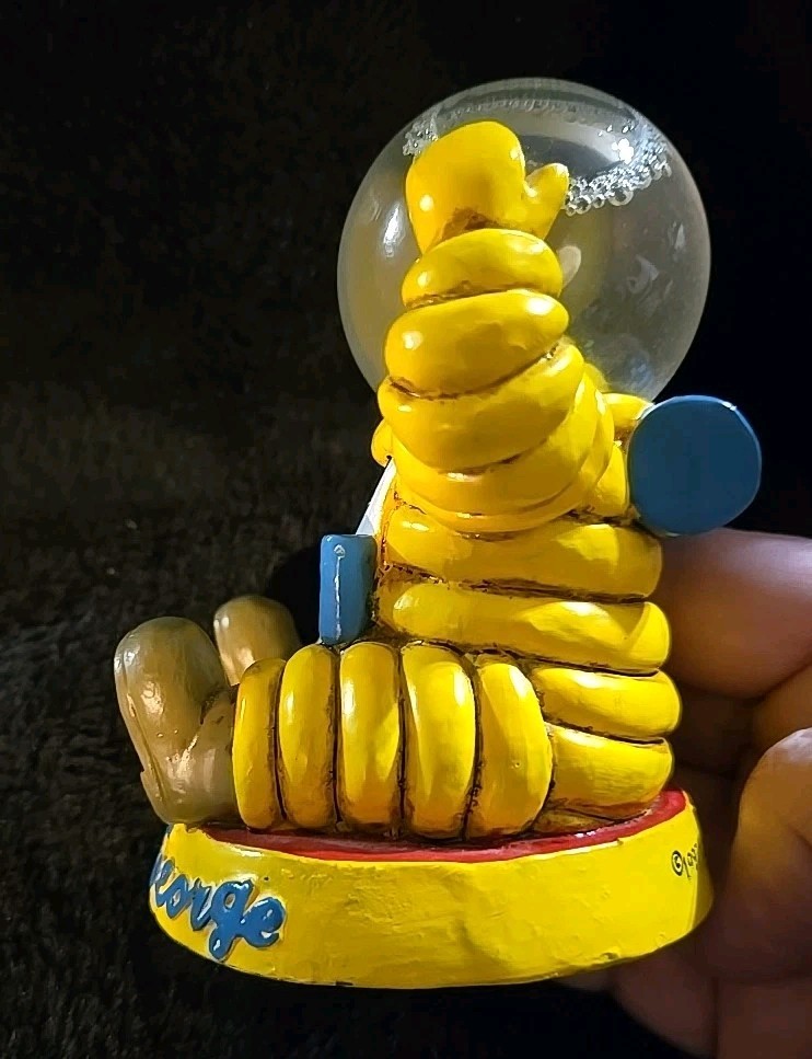 Curious George Astronaut Snowglobe