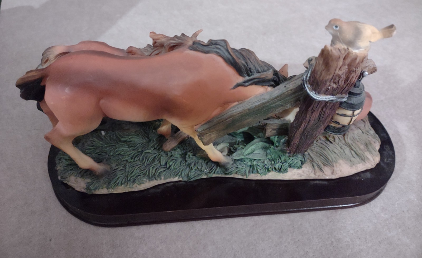 Vintage Turtle King Giovanni Collection Equestrine Horse Statue Figurine