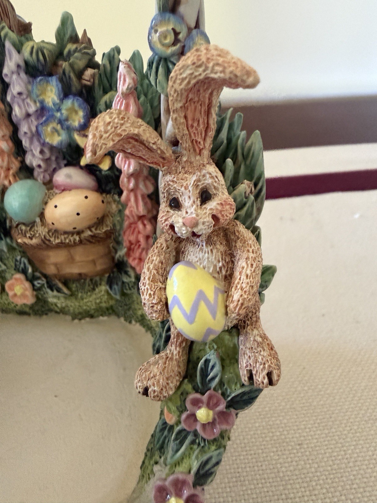Goebel Easter Basket Hummelscape Joys of Spring Vintage 2000 #1059D