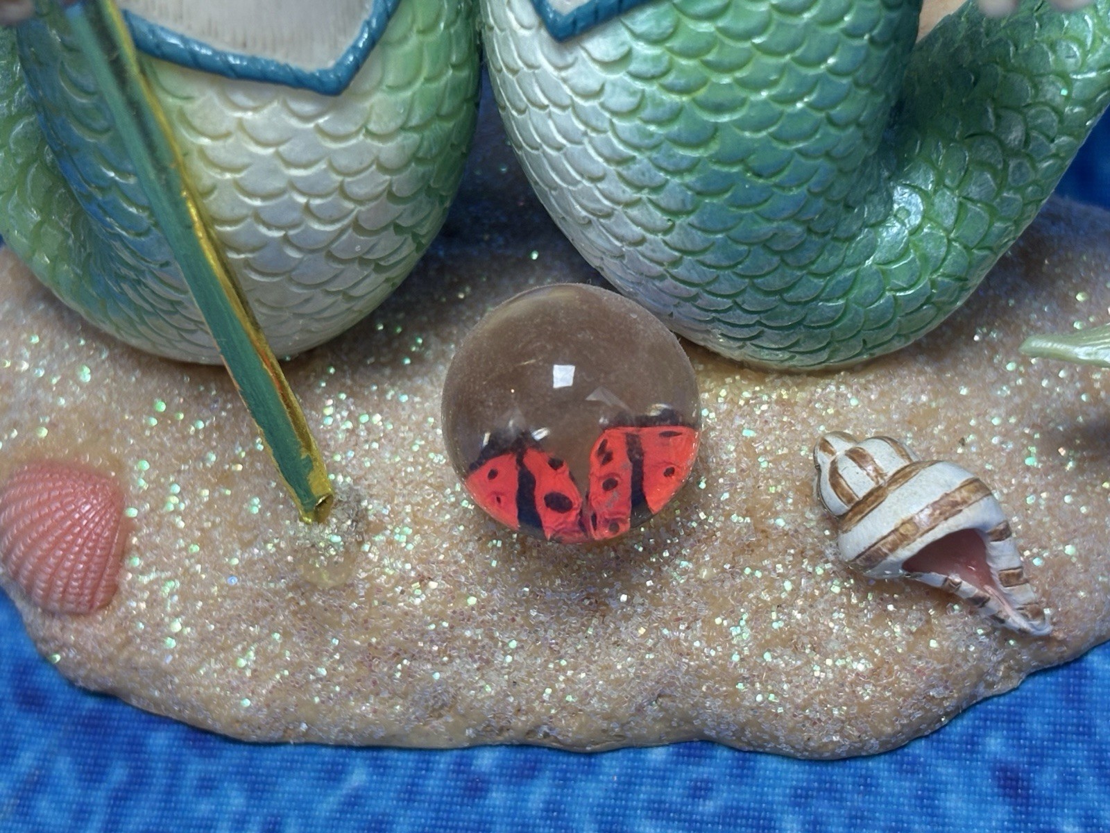 2005 FITZ & FLOYD Resin Mermaid Mice CHARMING TAILS “An Ocean Of Love” 89/265