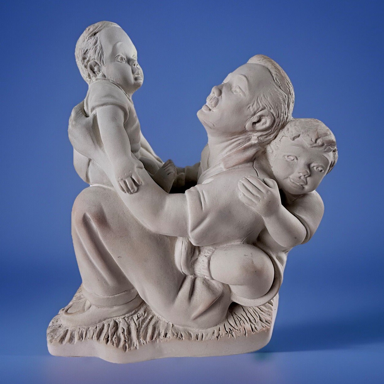 Heartwarmers by C.G. Alarcon First Edition “Fun With Dad” Statue Father And Kids