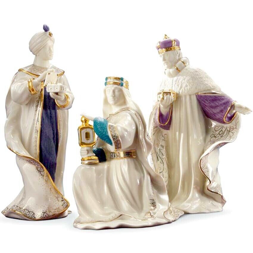 Lenox First Blessing Nativity Three Kings Figurines 3 Wise Men Christmas NEW