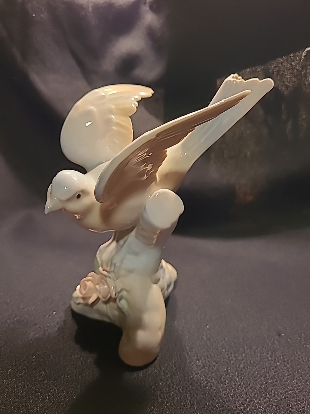 Valencia Porcellanas Miquel Requena Porcelain Bird Dove Pigeon Made In Spain