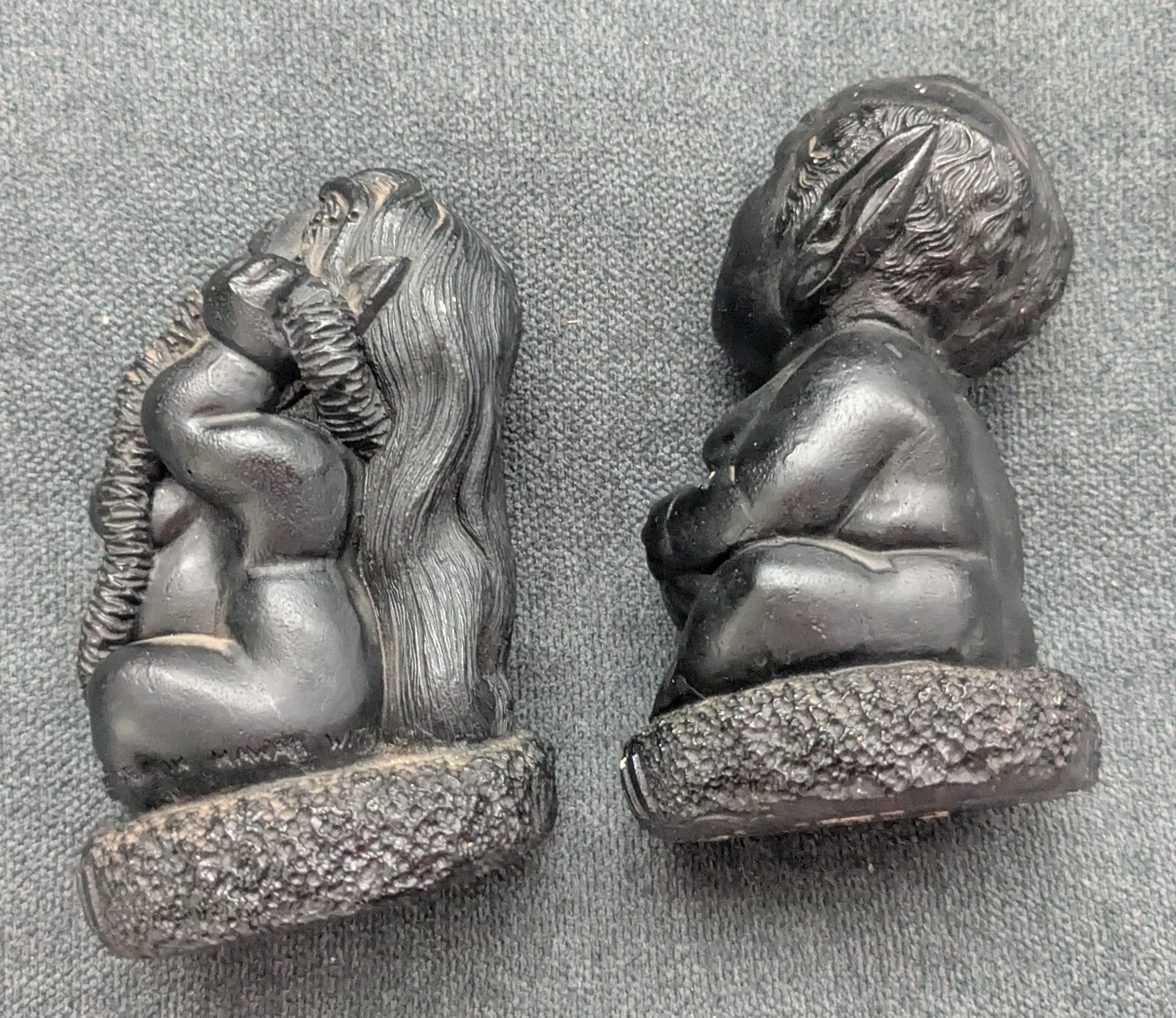 Vintage Coco Joes Lava Hawaiian Legends Hawaii Figurines Statues Male And Female