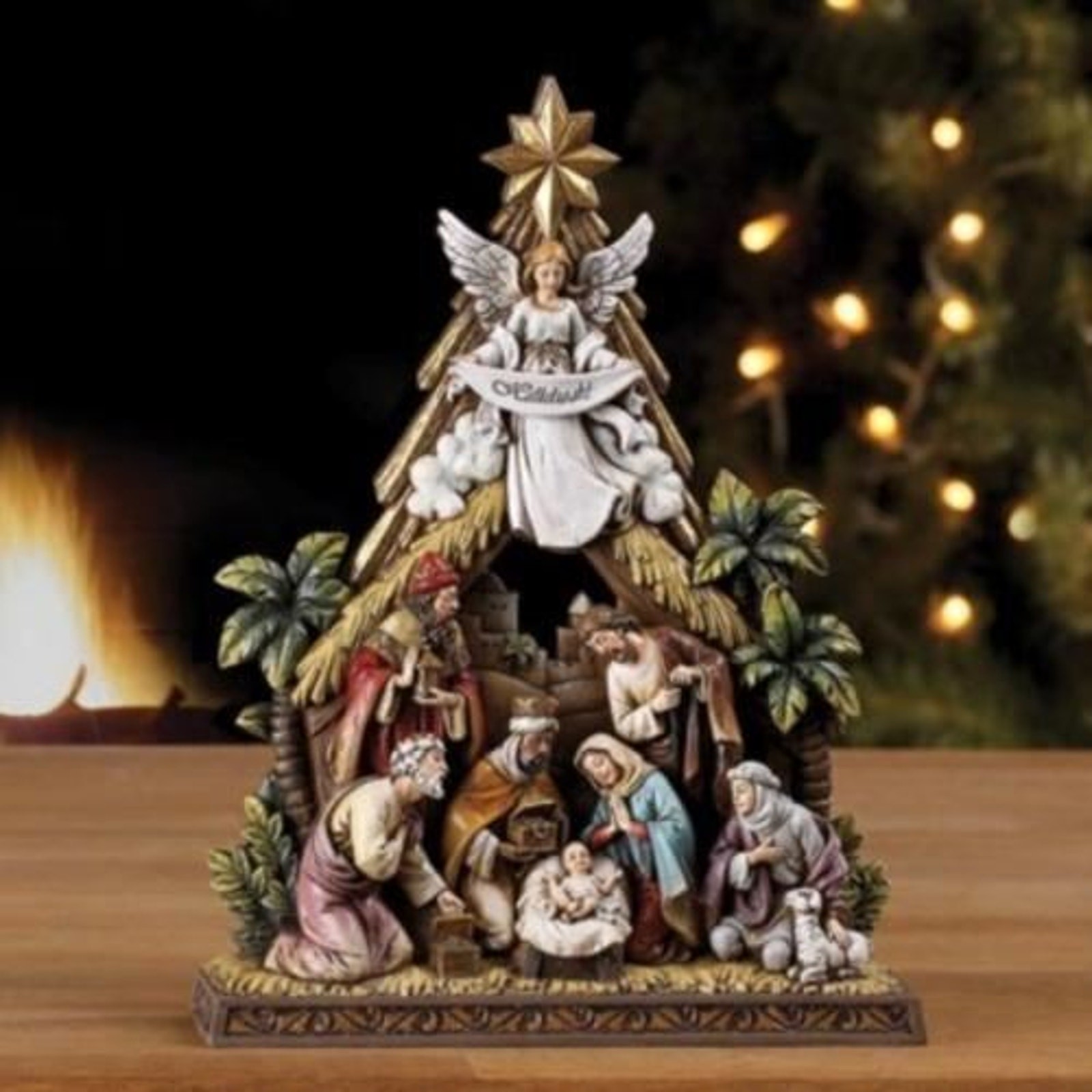 Hallelujah Angel Nativity Scene by Napco
