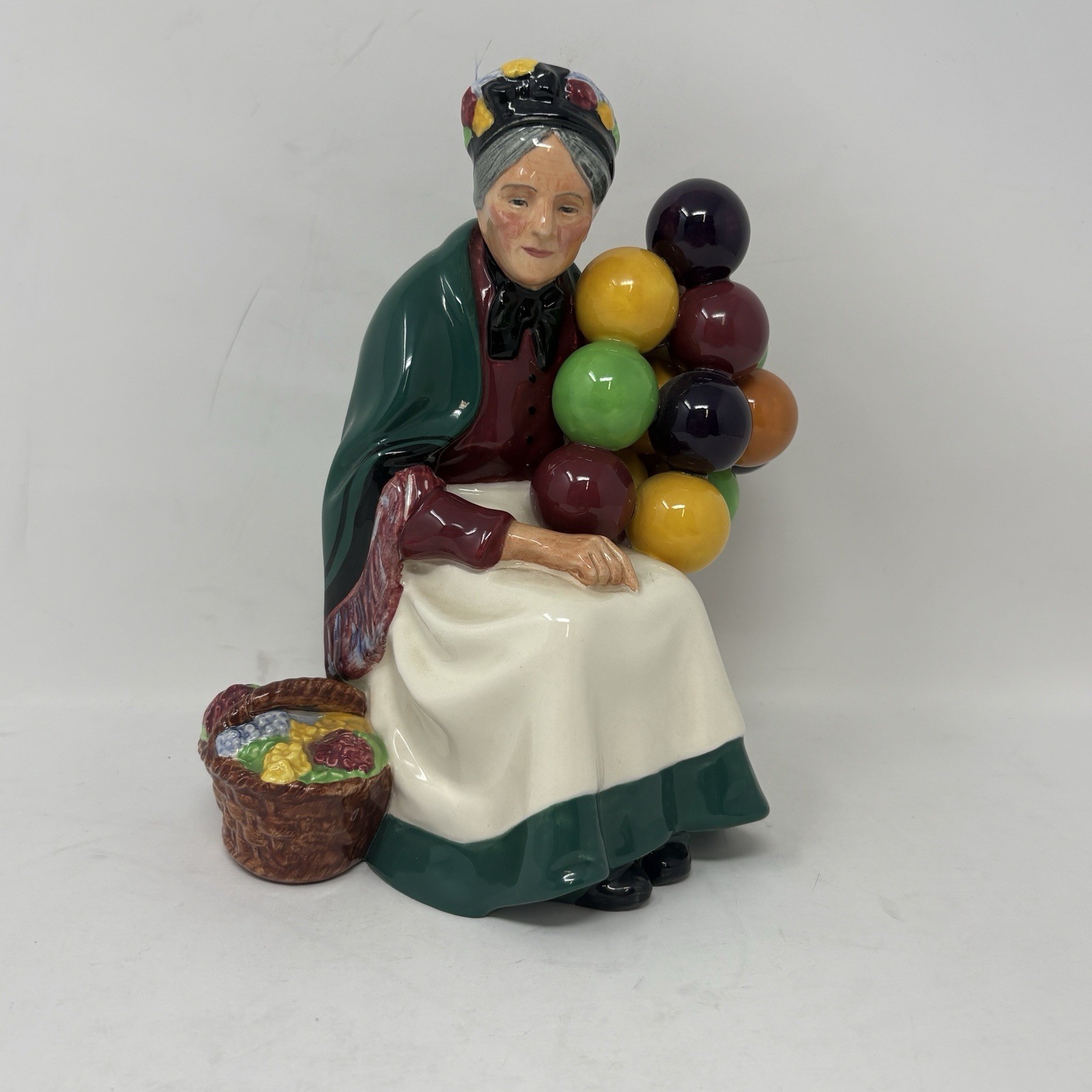 Vintage Retired Royal Doulton “The Old Balloon Seller” HN1315 Porcelain Figure