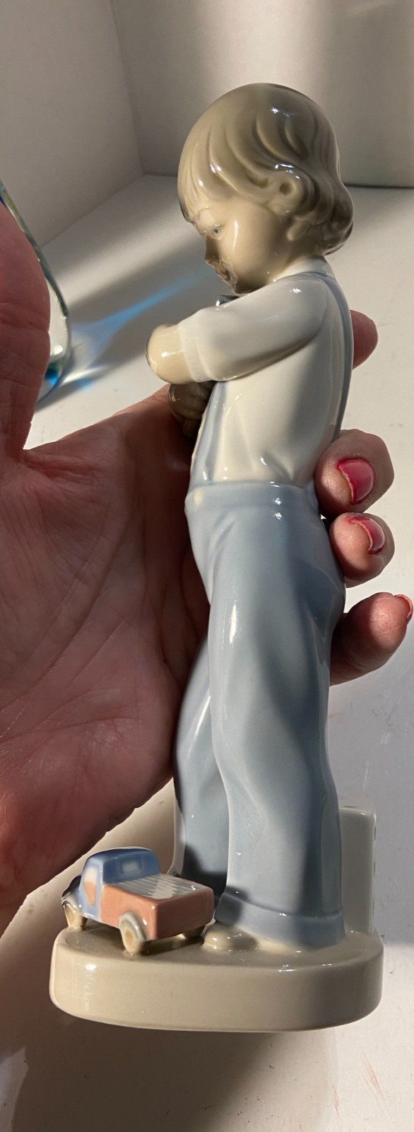 Vintage Lladro 8” Porcelain “Mechanic Boy” #4897 Excellent