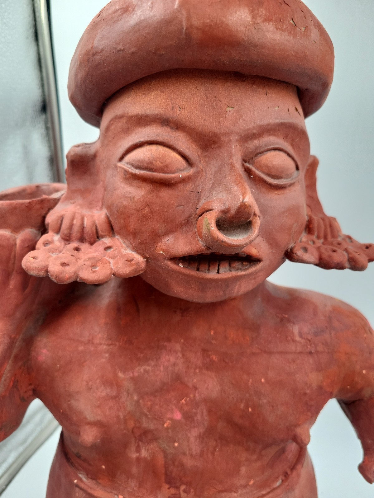 Nettle Creek Gallery Classics Nayarit Figural Pair Terracotta Style Sculptures