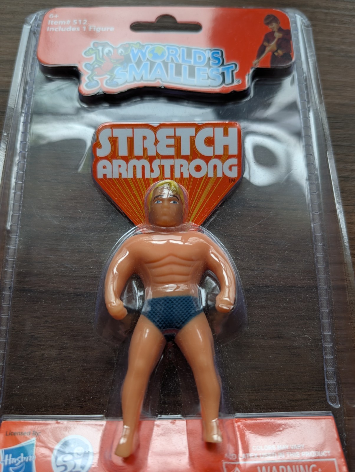 Worlds Smallest STRETCH ARMSTRONG Action Figure Toy Miniature Doll 70’s Mini NEW