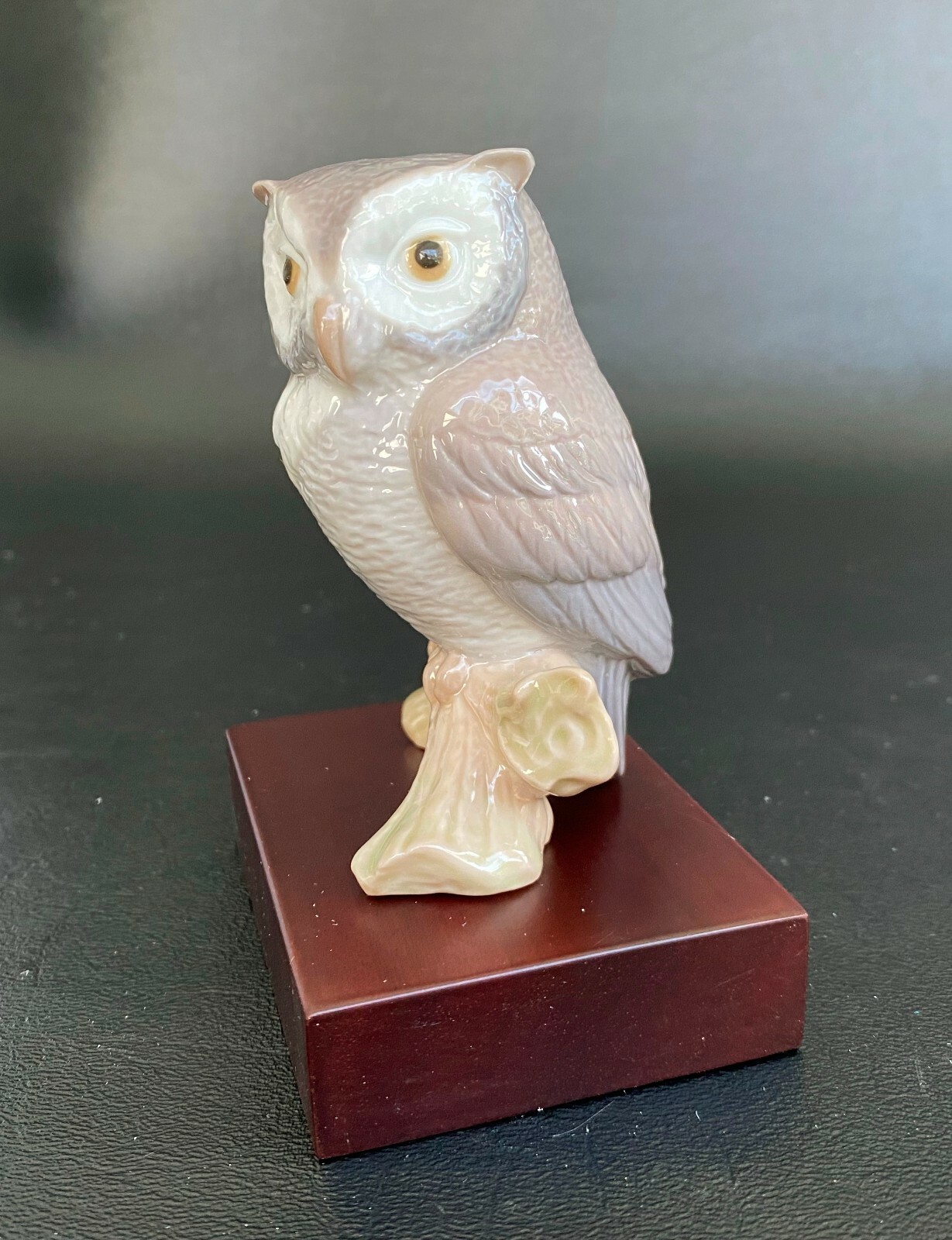 Lladro 8035 LUCKY OWL, RETAIL $240, w/Orig Box – 4″