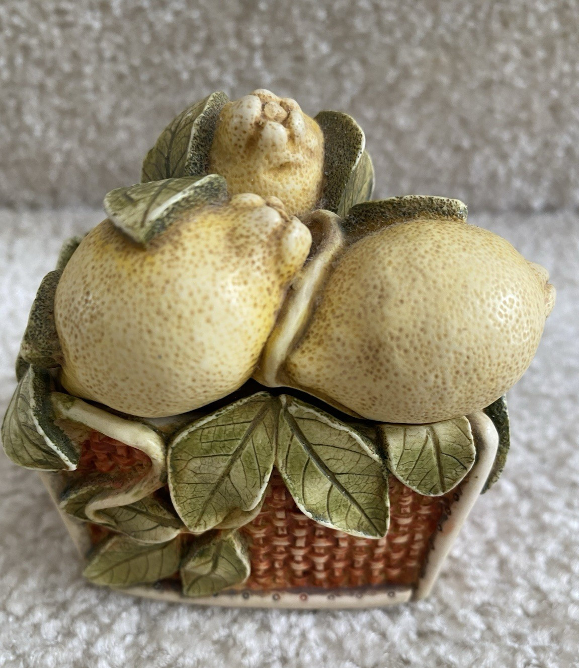 Harmony Kingdom “Lemon” Fruit 1999 Trinket Box FREE SHIPPING