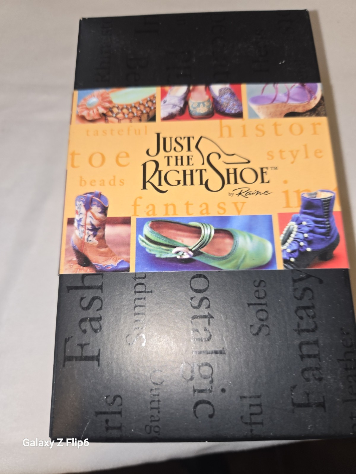 Just the Right Shoe by Raine Later, ‘Gator Orange/Gold Resin Boxed 2000