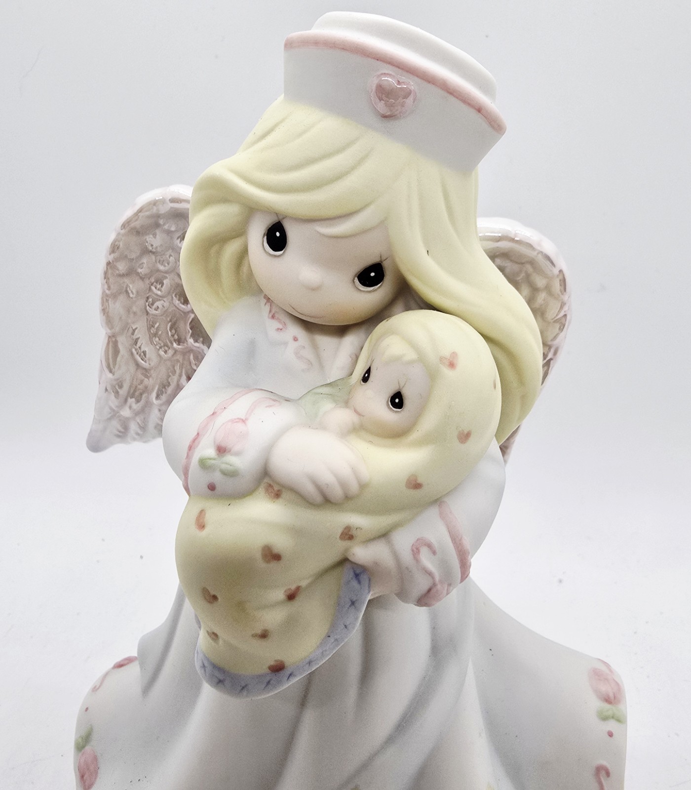 Vintage 2007 Precious Moments Gentle Comforter Angel & Baby FigurineW/COA
