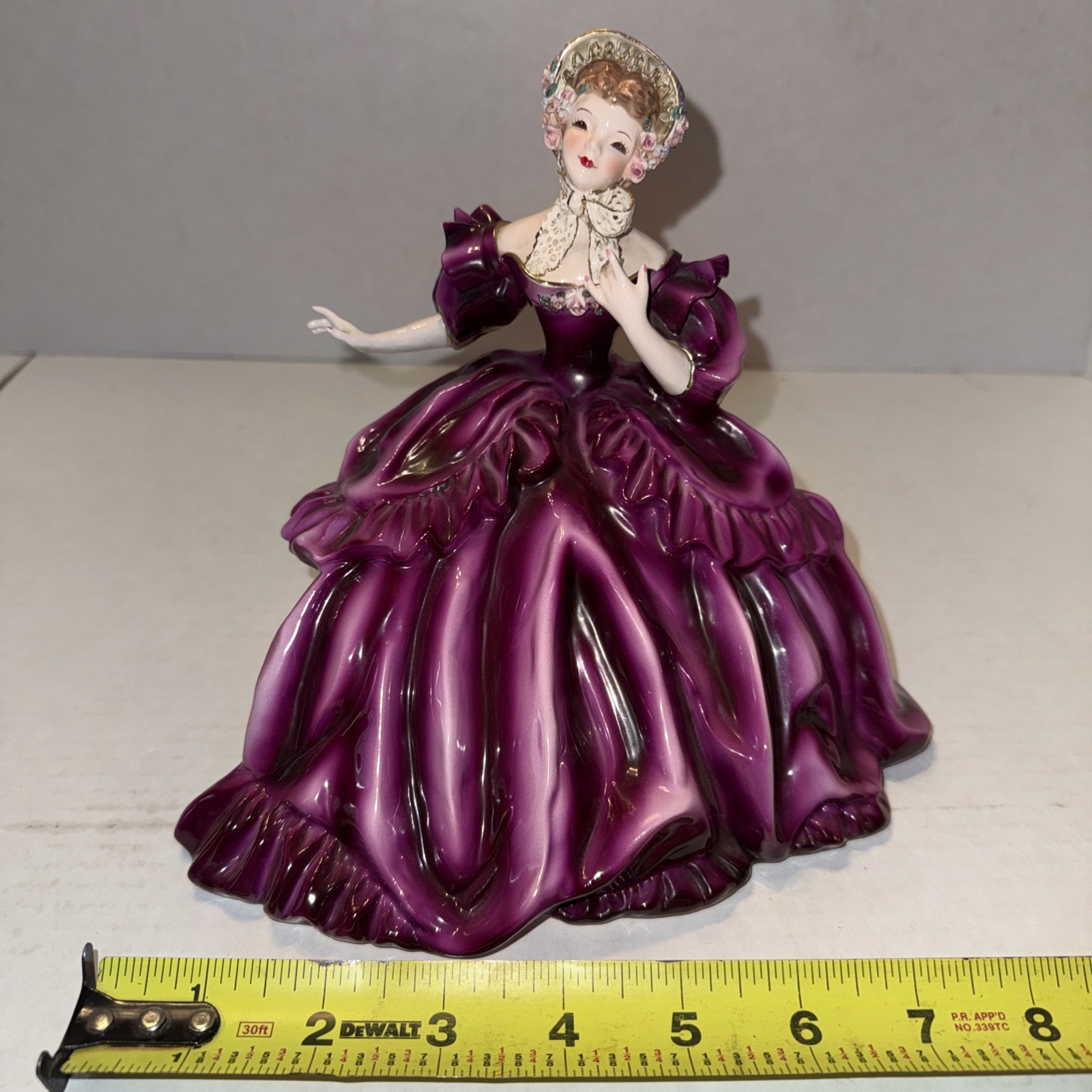 Vintage Florence Ceramics Pasadena California Figurine Sitting Not Complete