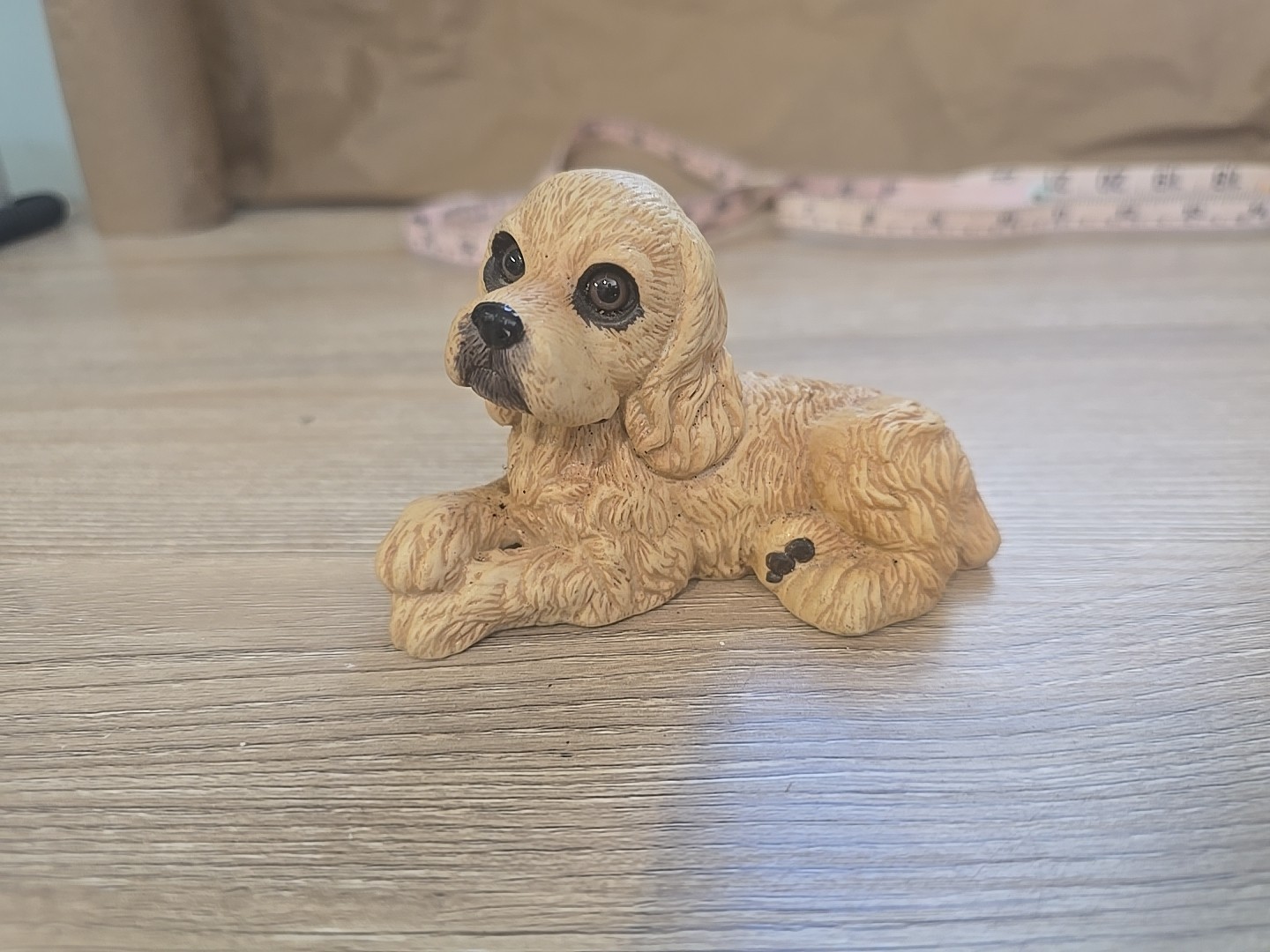 Cocker Spaniel 1985 Kathy Wise Enesco Purebred Pets Puppy Dog Collectible 4″x3″