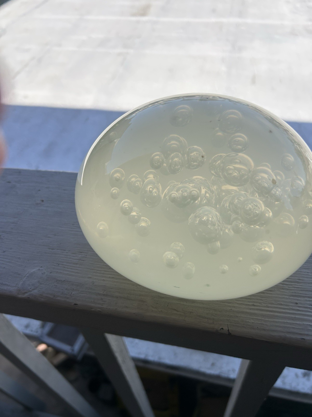 MCM Bulbous Resin Bubble Sculpture Owned By A Great Artist Fun Everlasting Rare