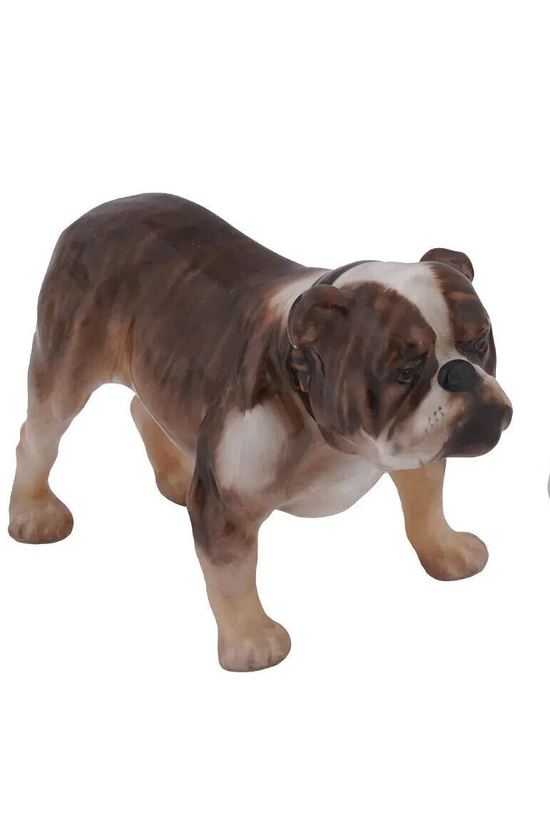 Royal Doulton Brindle Bulldog Standing Porcelain Figurine. HN1047
