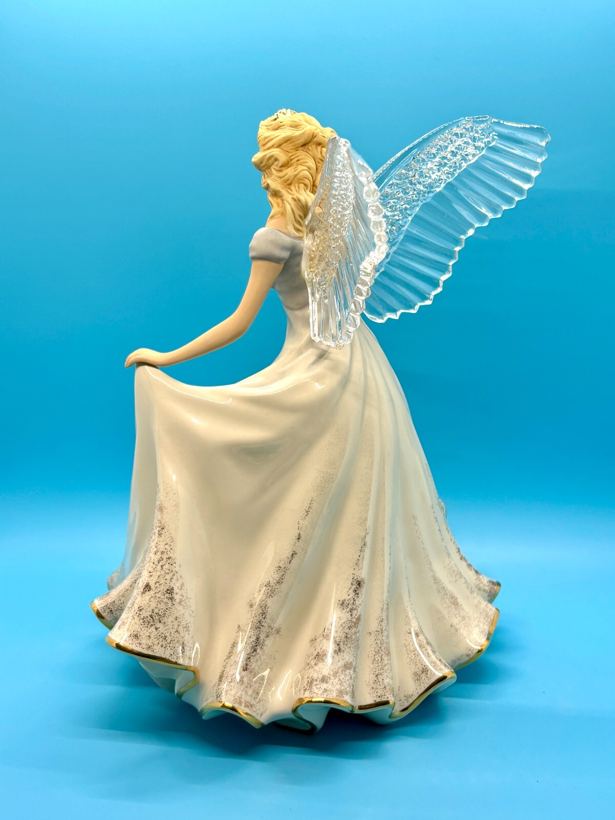 Lenox Jewels From Heaven Angel Figure w/ Crystal Wings – EUC!