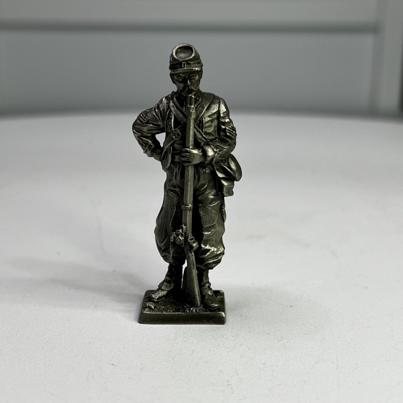 1863 Army Zouave Franklin Mint American Military Sculpture Figurine – 1983